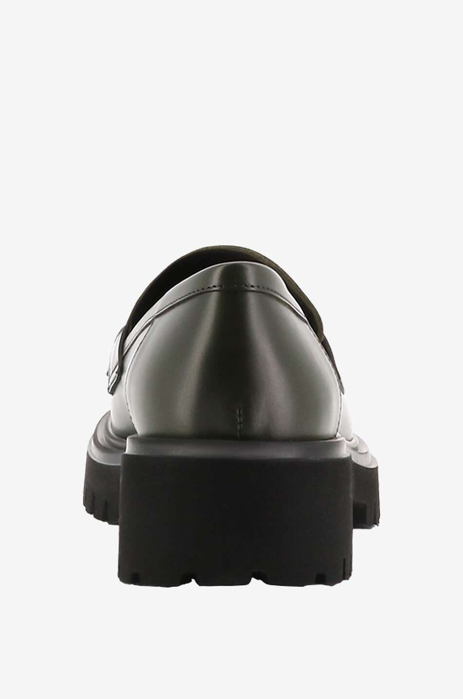 BONGENIE Mocassins à franges en cuir lisse Wau Femme VERT FONCÉ 4