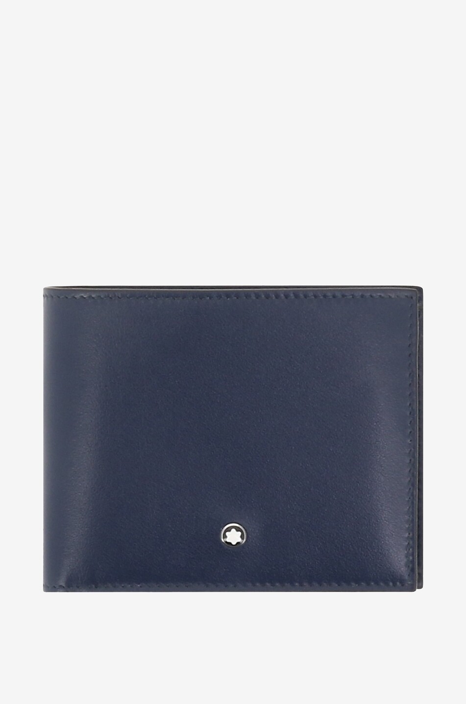 MONTBLANC Kompakte Brieftasche aus Glattleder Meisterstück 4cc Herren BLAU 1
