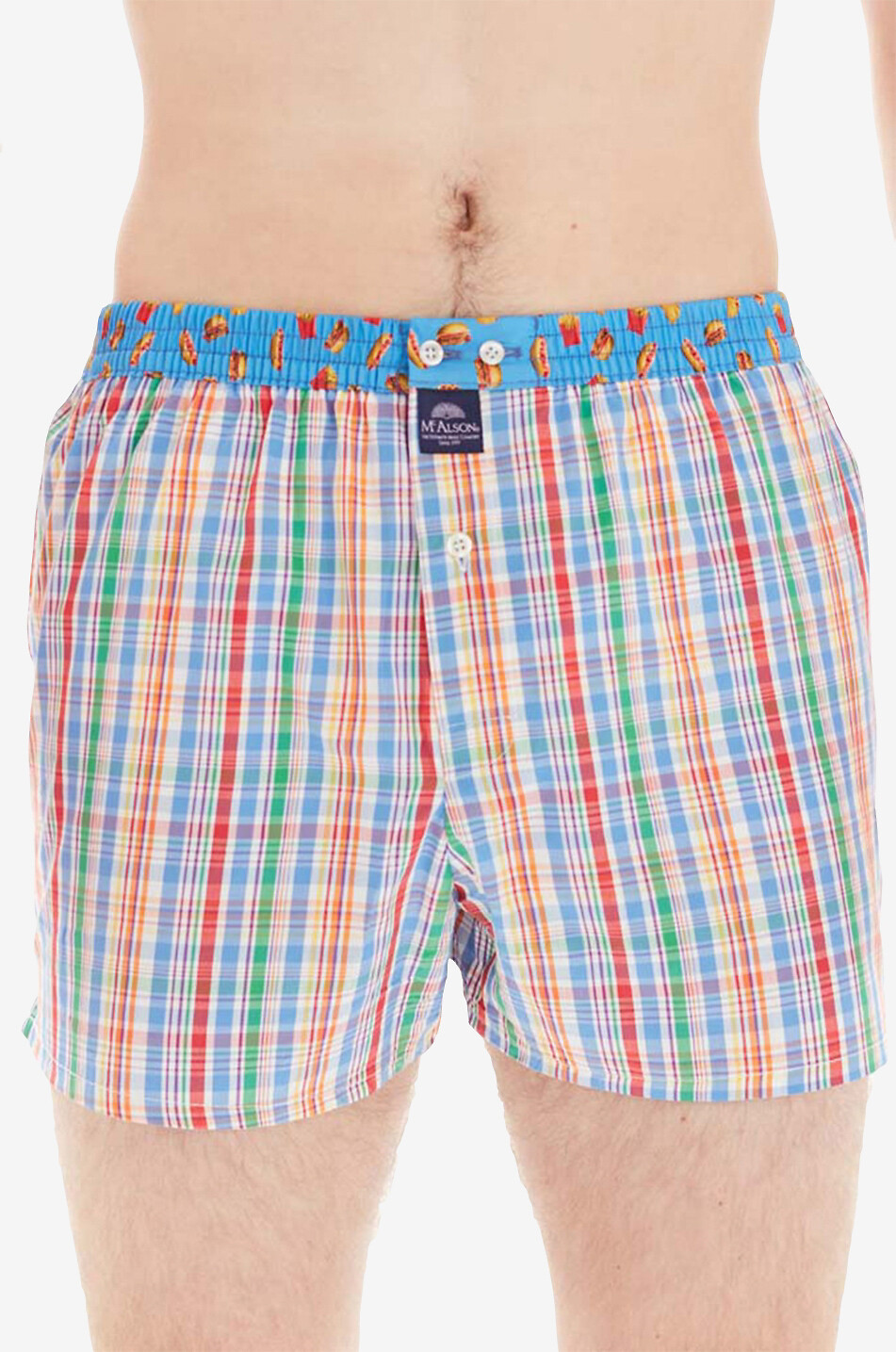 MC ALSON Caleçon en coton Homme MULTICOLORE 2