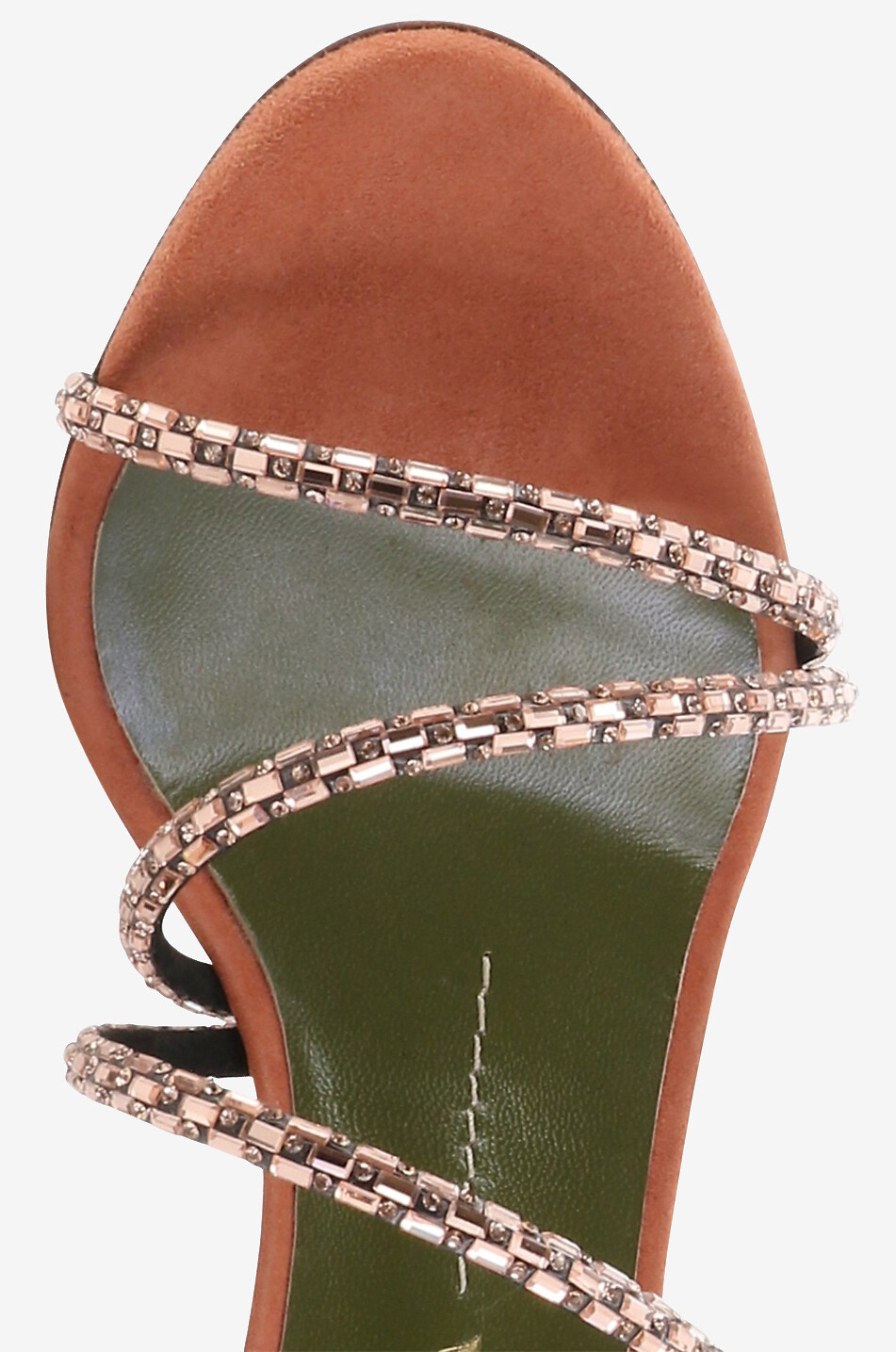 Sandales à talon en daim Gaia