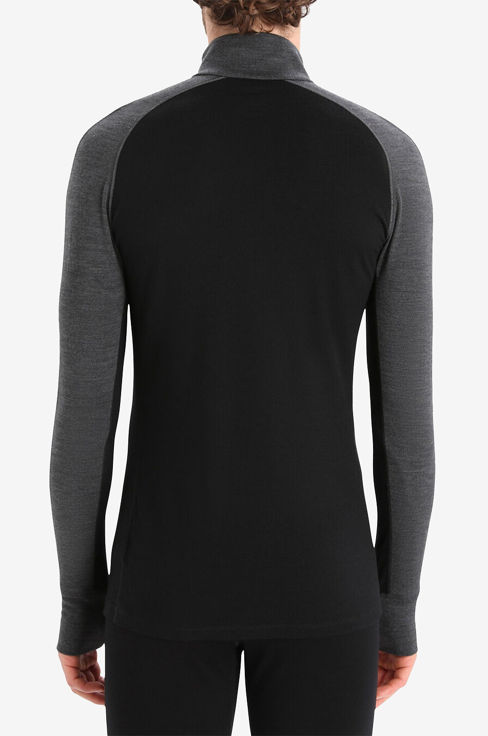 ICE BREAKER Sous-pull à col montant zippé 260 ZoneKnit Homme GRIS 7