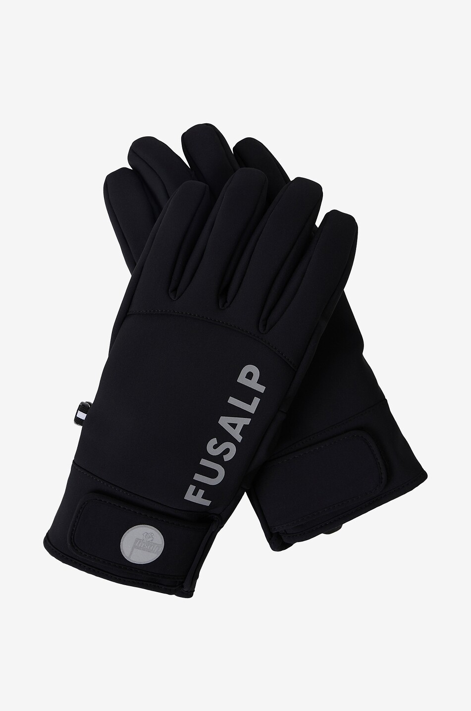 FUSALP Gants en softshell et cuir Rock Homme NOIR 2