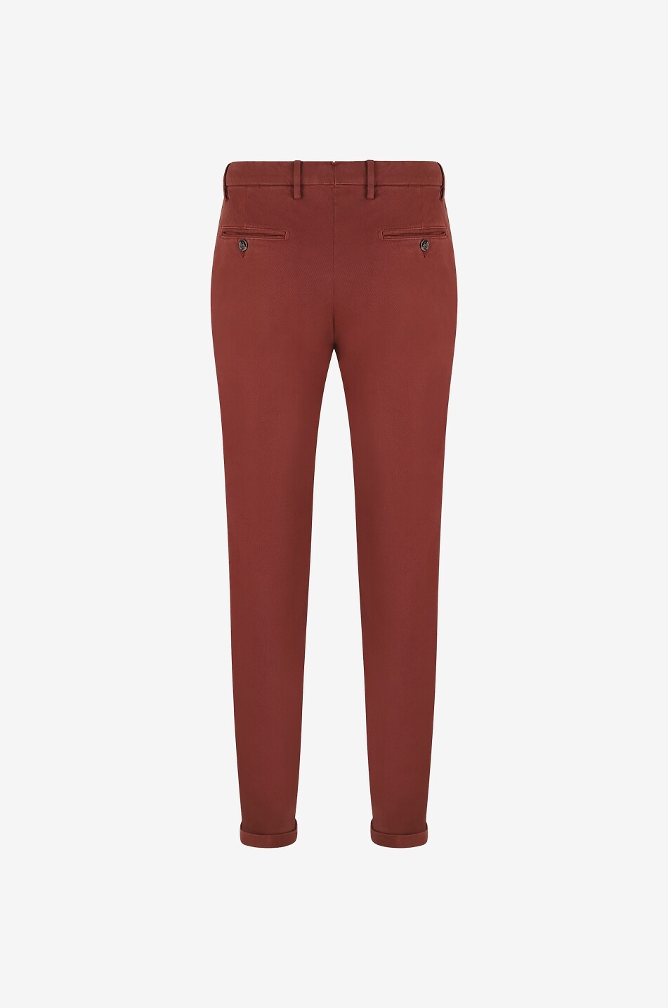B SETTECENTO Slim-Fit-Chinohose aus Baumwolle Herren MITTELORANGE 2