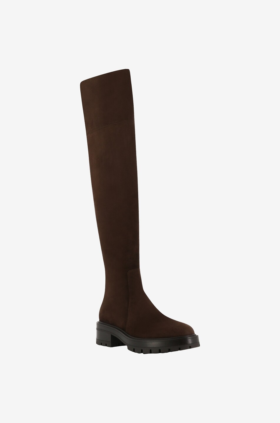 Bottes plates hauteur genou en daim Whitney 20