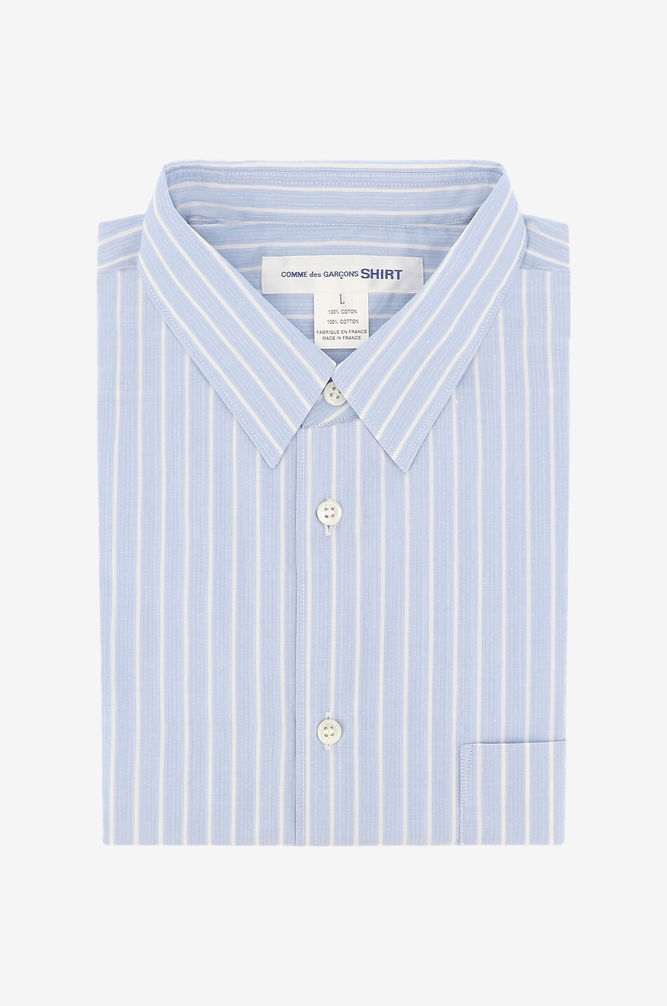 COMME DES GARCONS SHIRT Gestreiftes Hemd mit langen Ärmeln Herren BUNT1 1