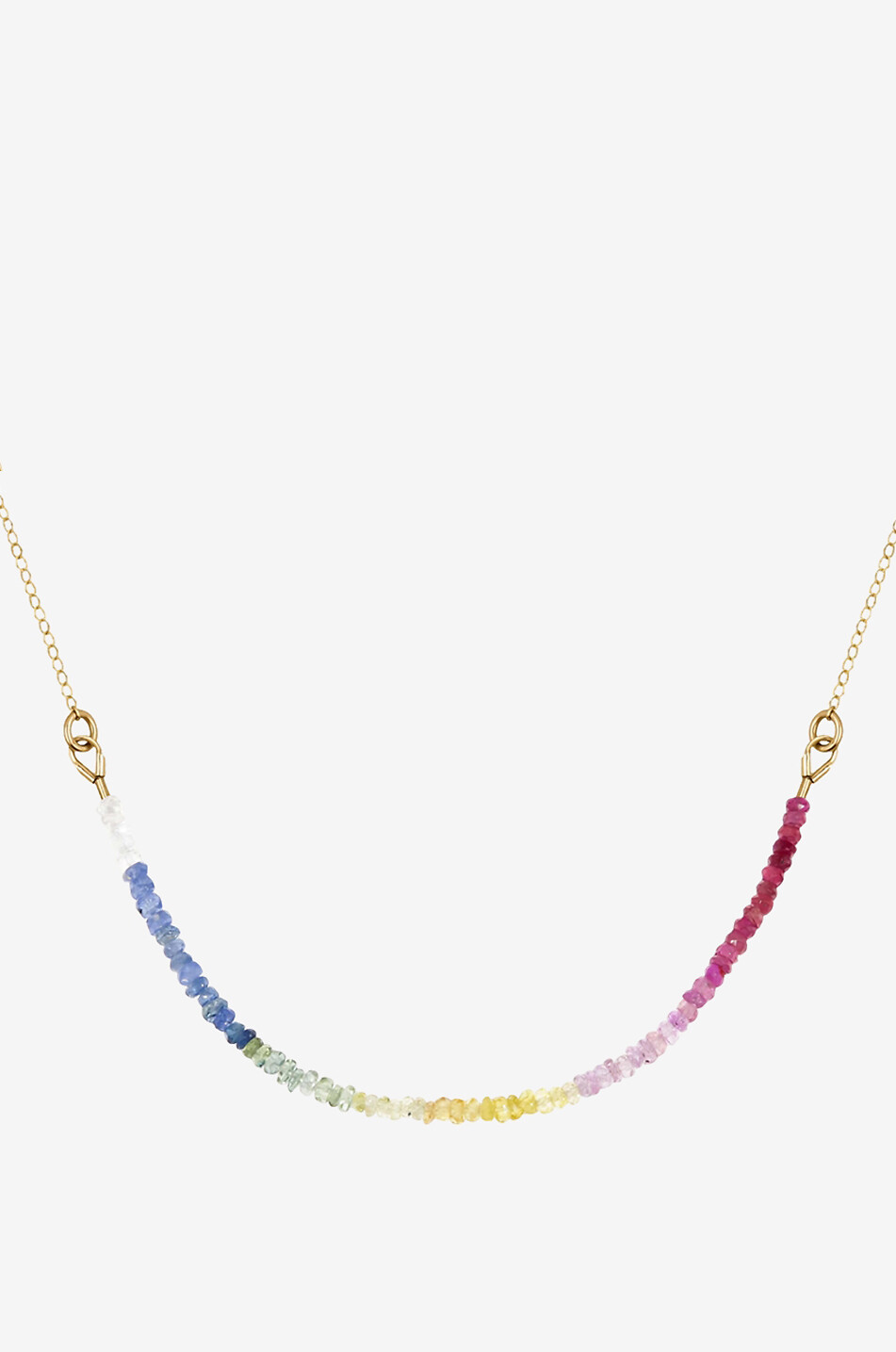 ATELIER PAULIN Collier en métal doré Love Squared Femme JAUNE 3