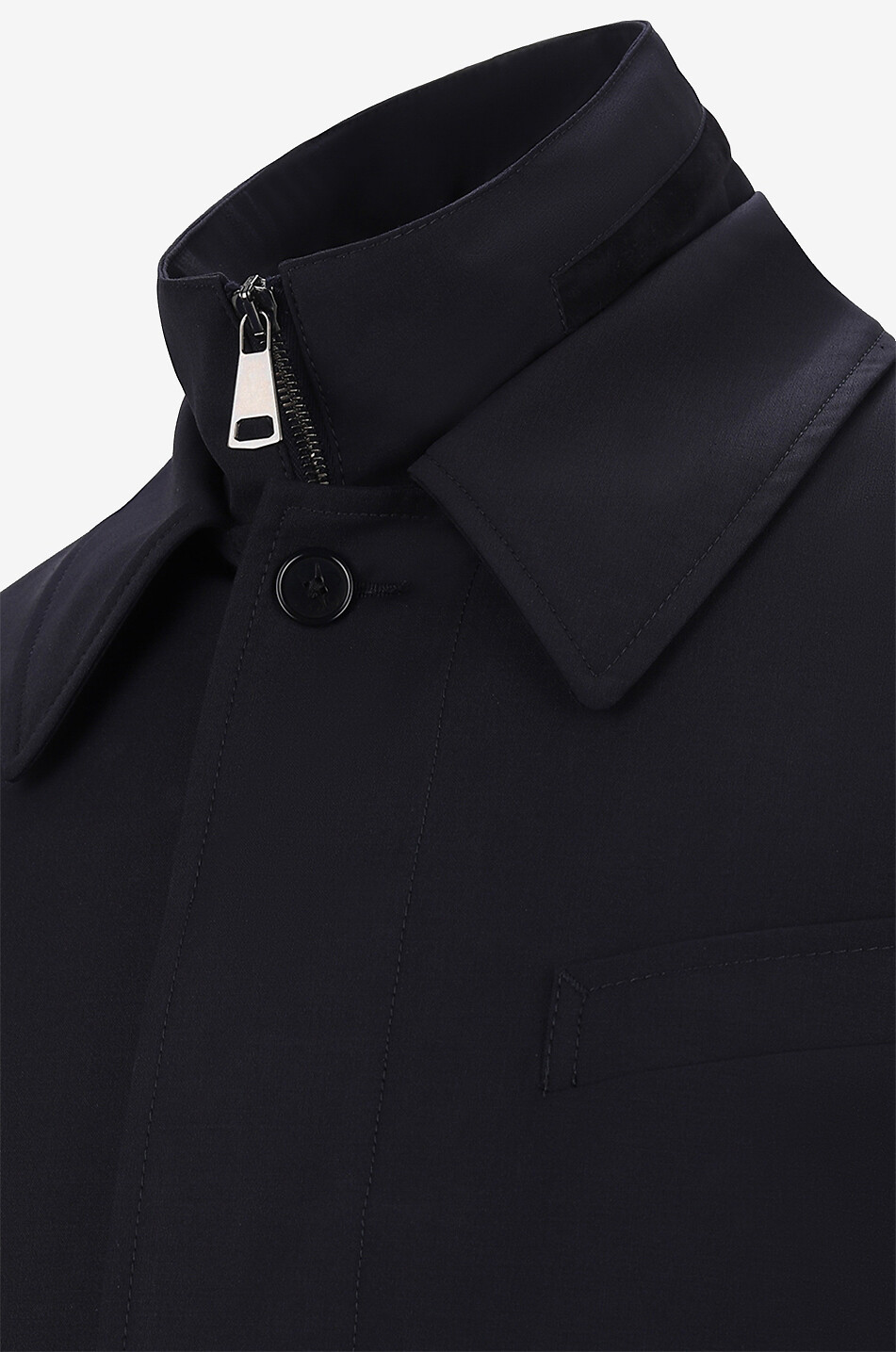 NORWEGIAN WOOL Regenmantel aus Techno-Wolle Euro Herren DUNKELBLAU 7