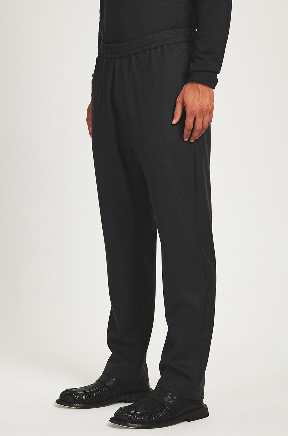 BARENA VENEZIA Pantalon droit en sergé de laine Riobarbo Frare Homme Incolore 4