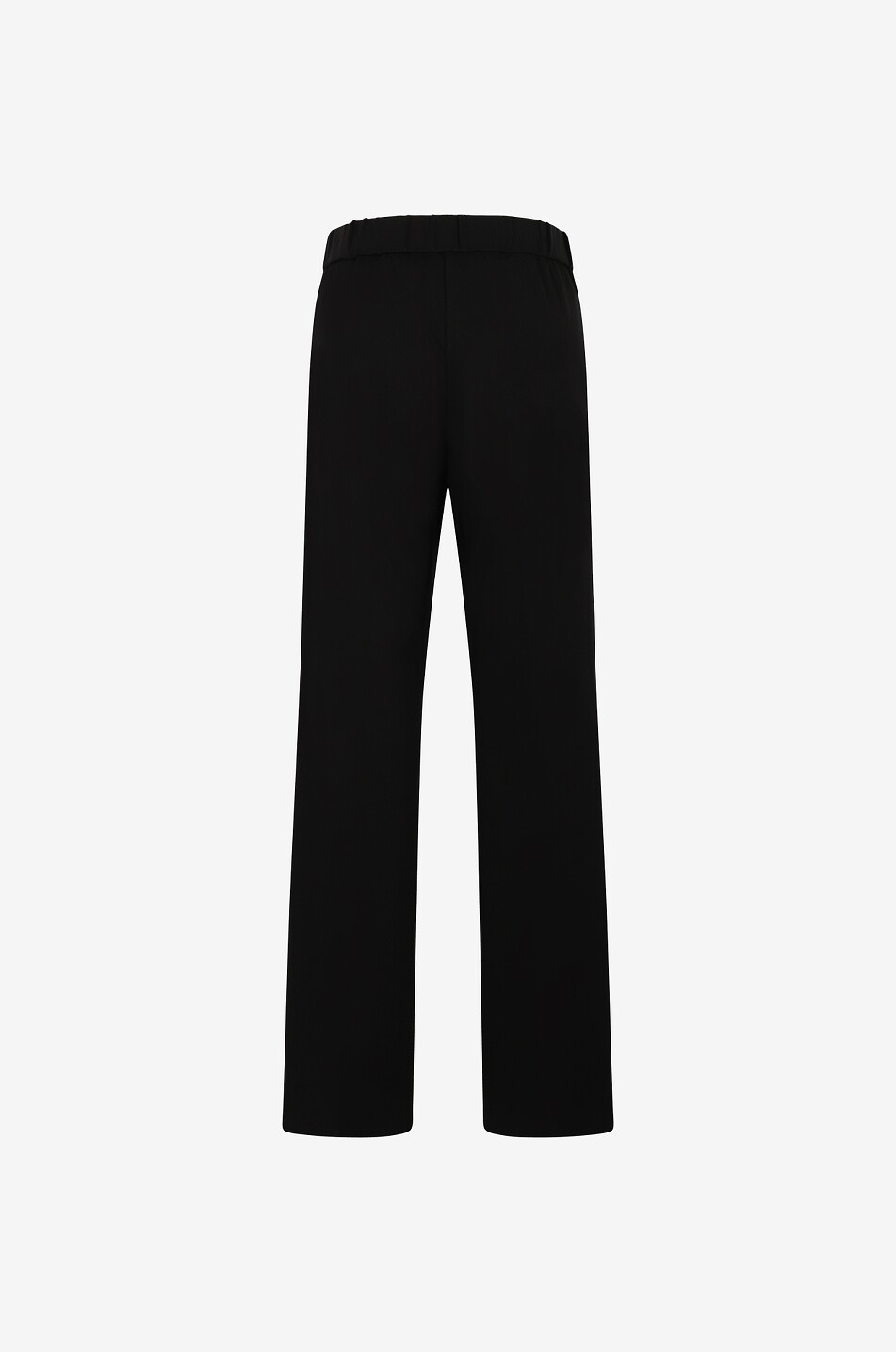 Pantalon large taille haute en jersey Denise