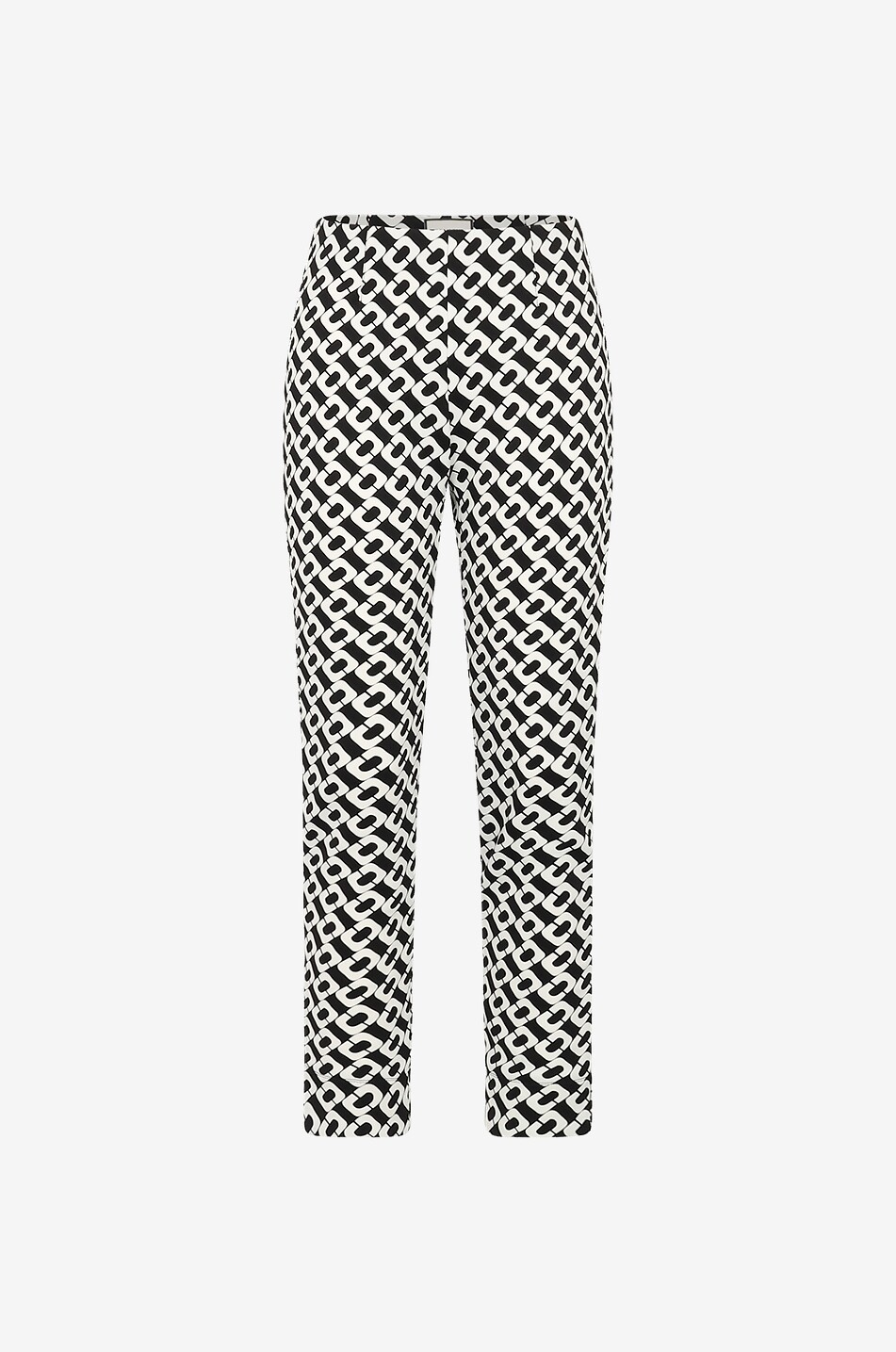 Sabrina link printed slim fit trousers