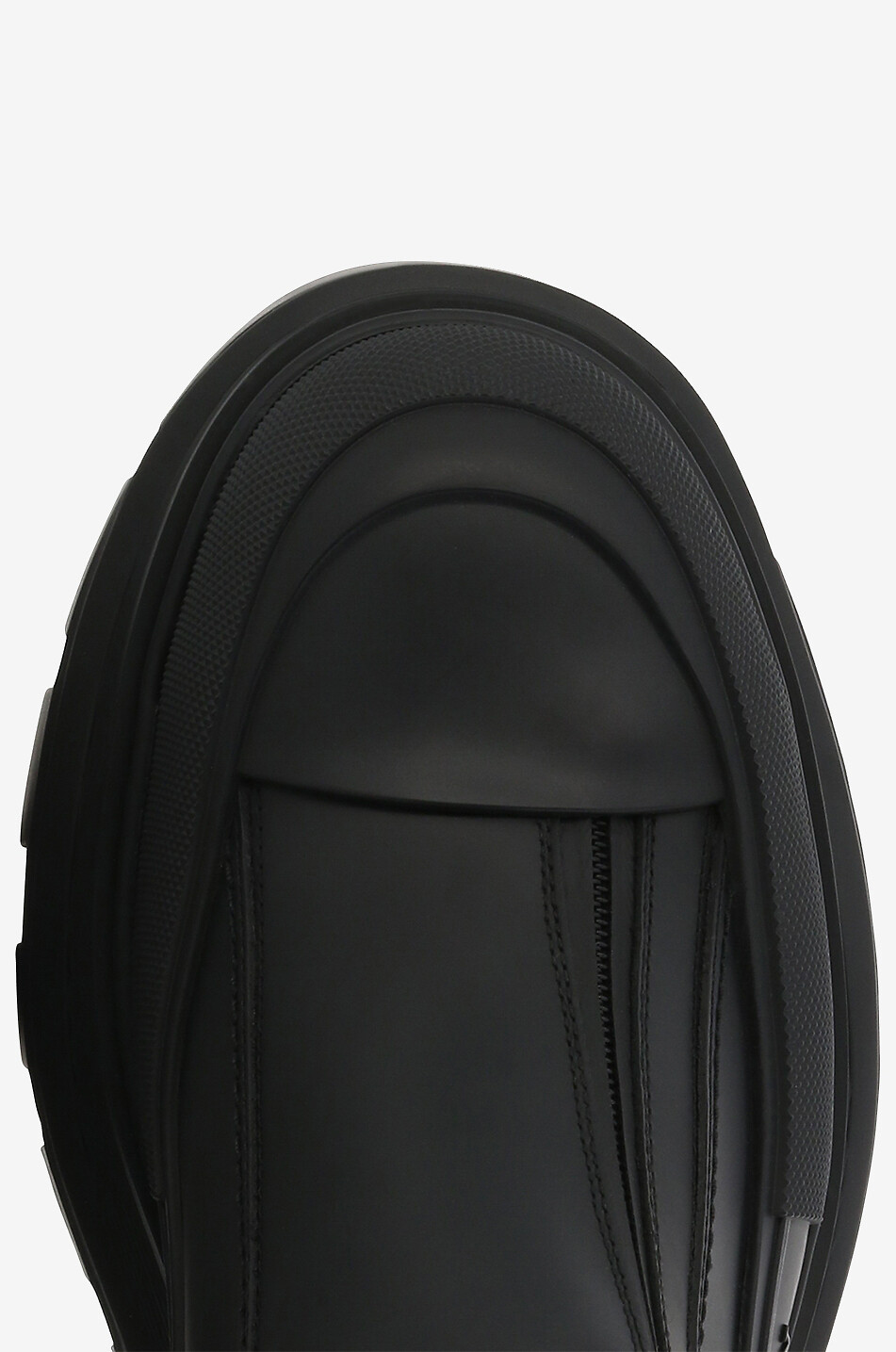 Bottines zippées en cuir texturé Desert Hide Tread Slick