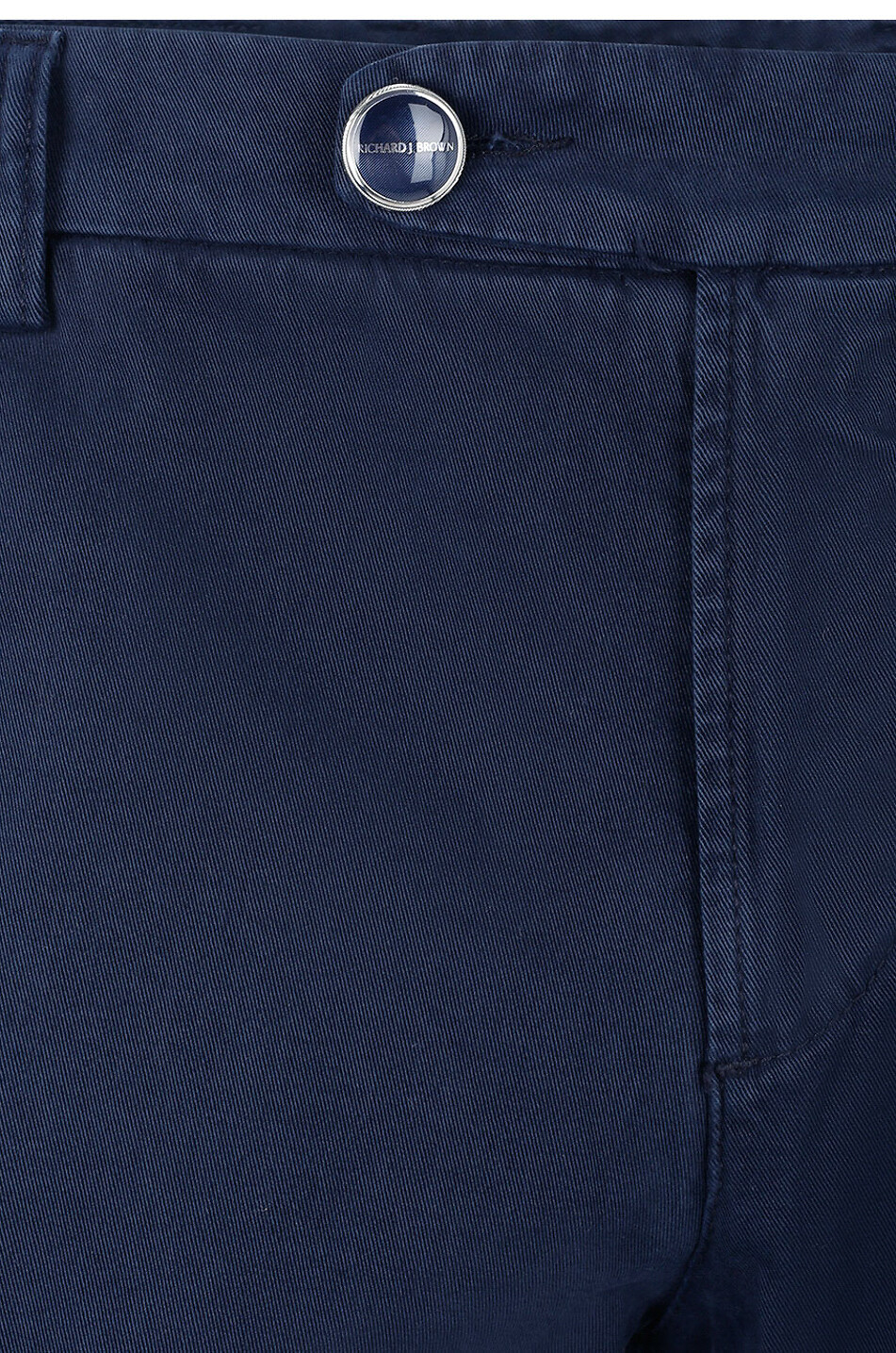 RICHARD J. BROWN Slim-Fit-Hose aus Baumwolle und Kaschmir Singapore Herren DUNKELBLAU 3