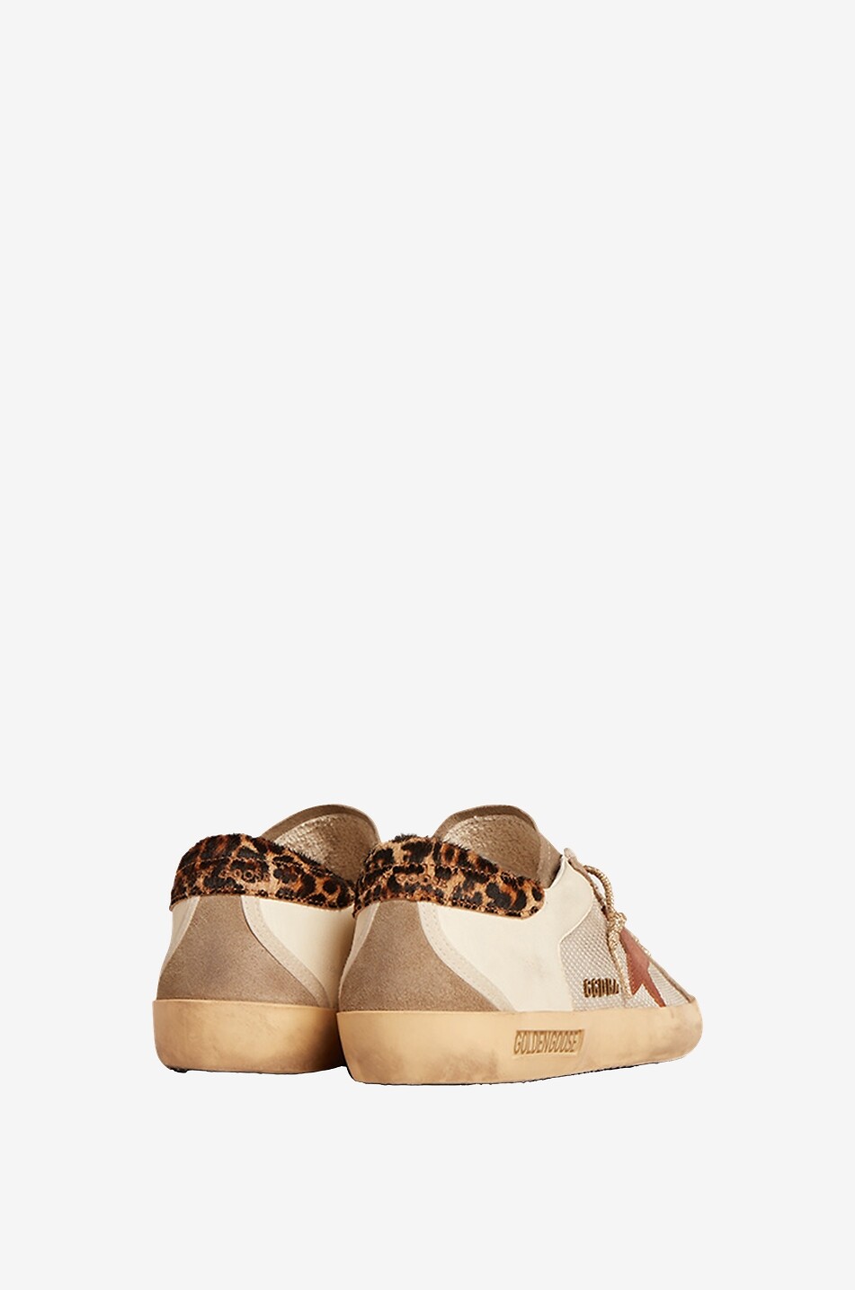 GOLDEN GOOSE Baskets multi-matières Super-Star Double Quarter Femme MULTICOLORE 3