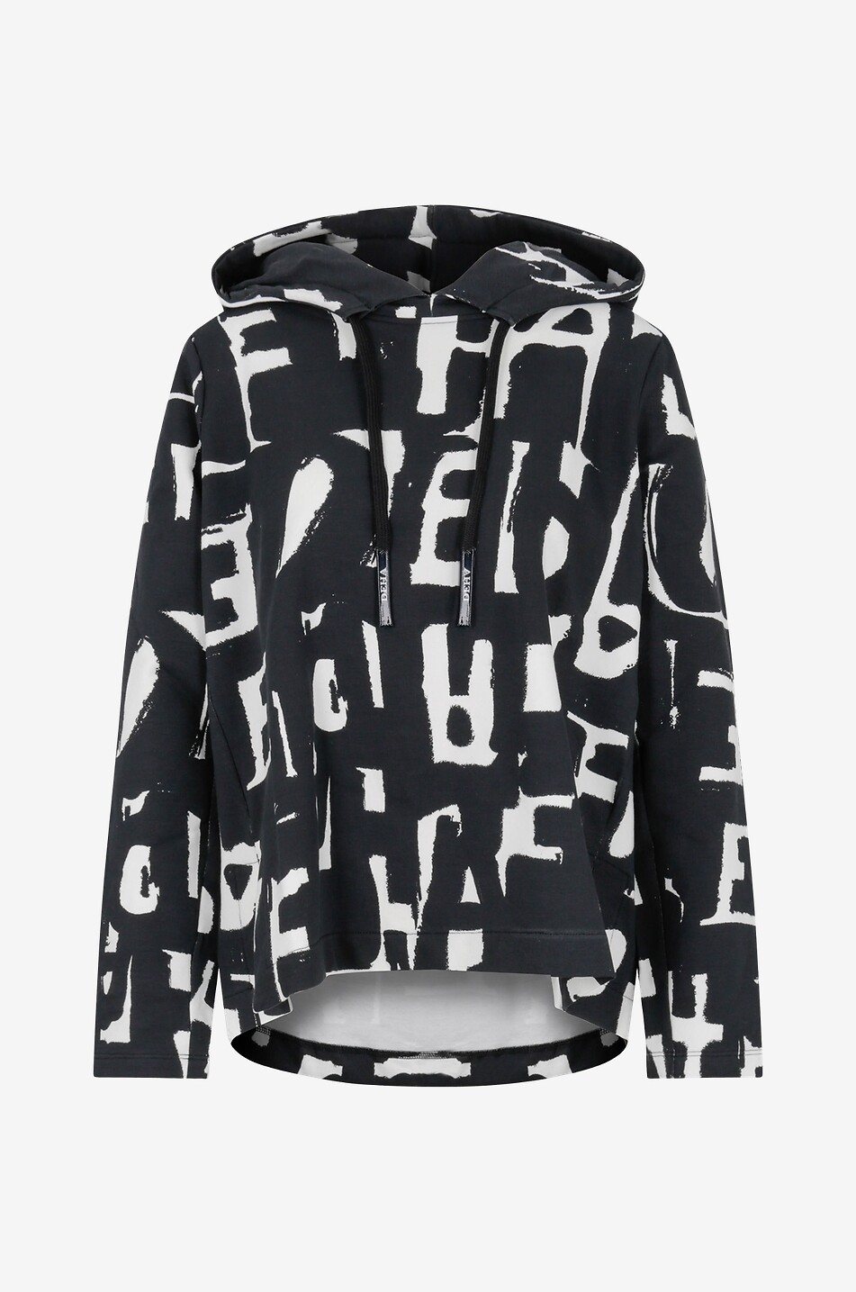 Kapuzensweatshirt mit Monogrammprint