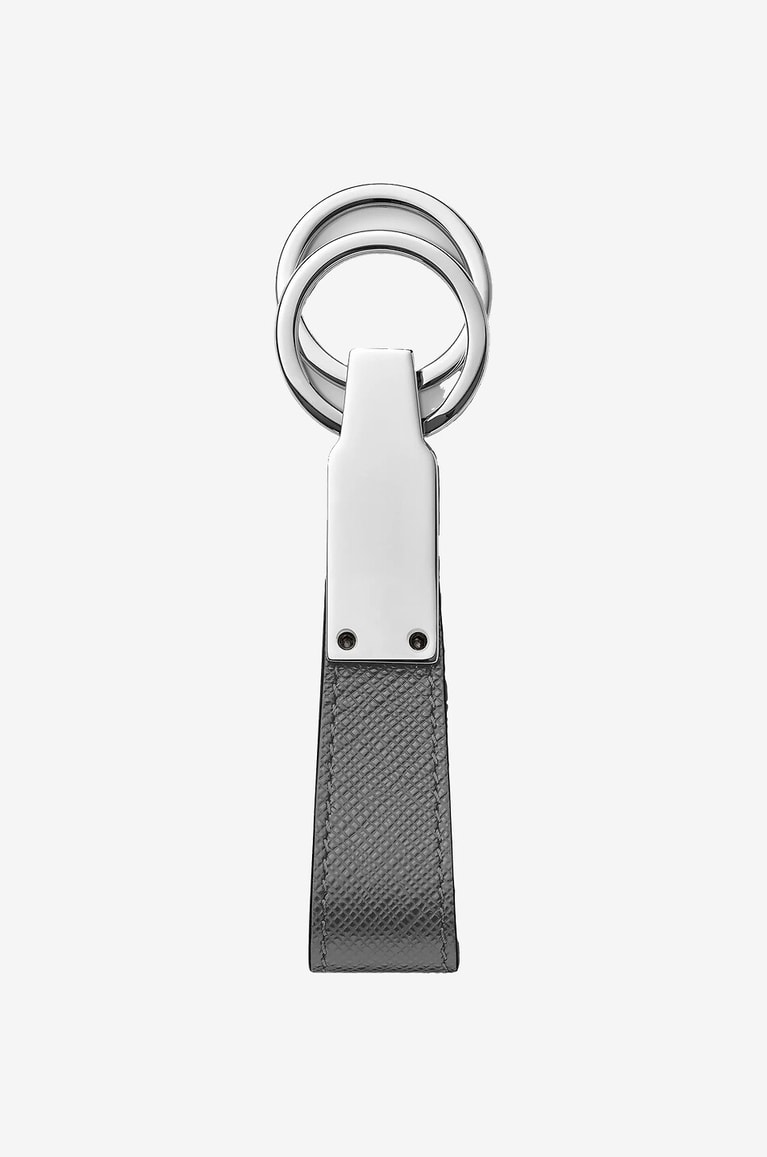 MONTBLANC Porte-clés en cuir Sartorial Loop Homme GRIS 2