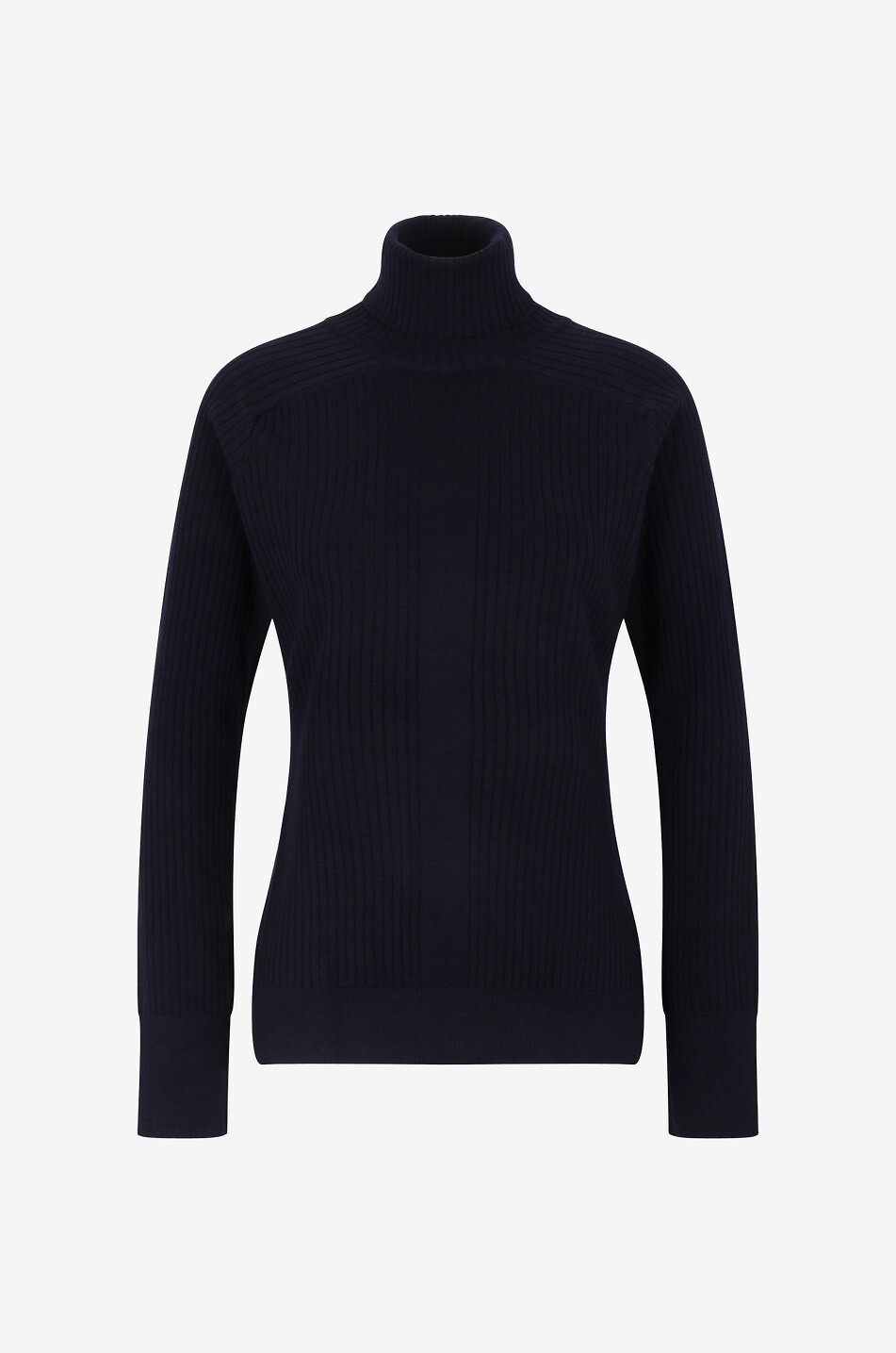 Pull chaussette à col roulé en laine mérinos Jacob