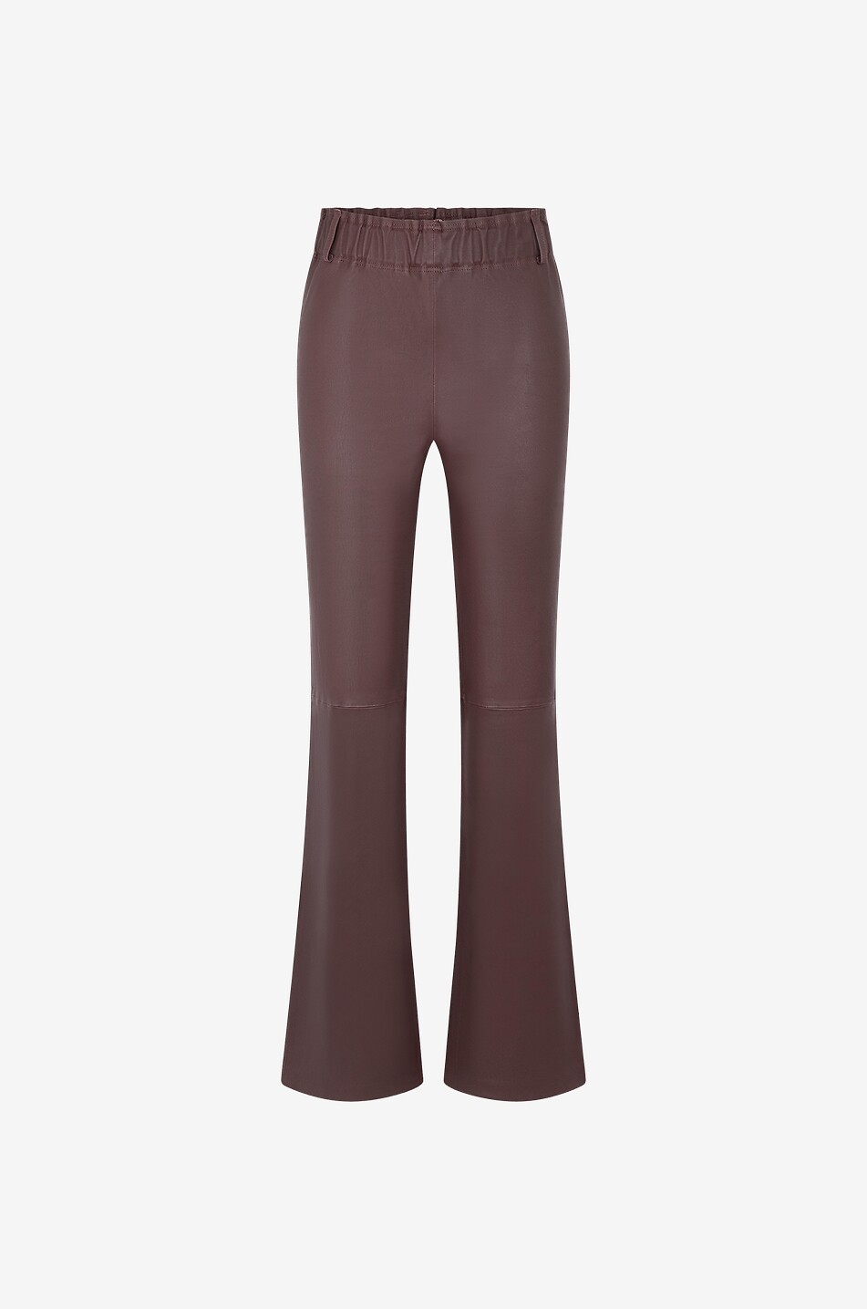 ARMA Rihanna straight-leg nappa leather trousers Women DARK RED 1