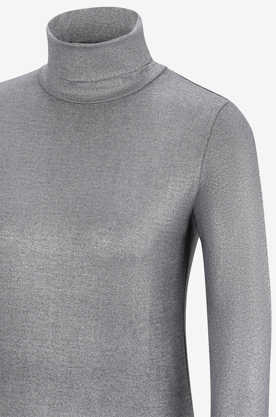 MAJESTIC FILATURES Langärmeliges T-Shirt aus Viskose Damen DUNKELGRAU 3