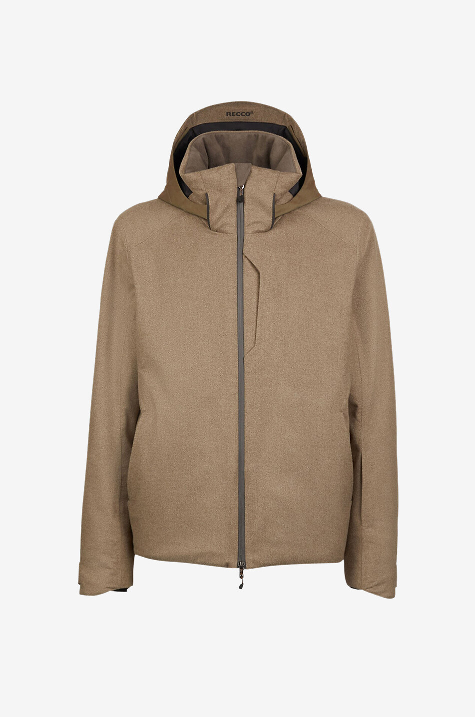 SEASE Veste ouatée à capuche en cachemire Balma Homme Incolore 1