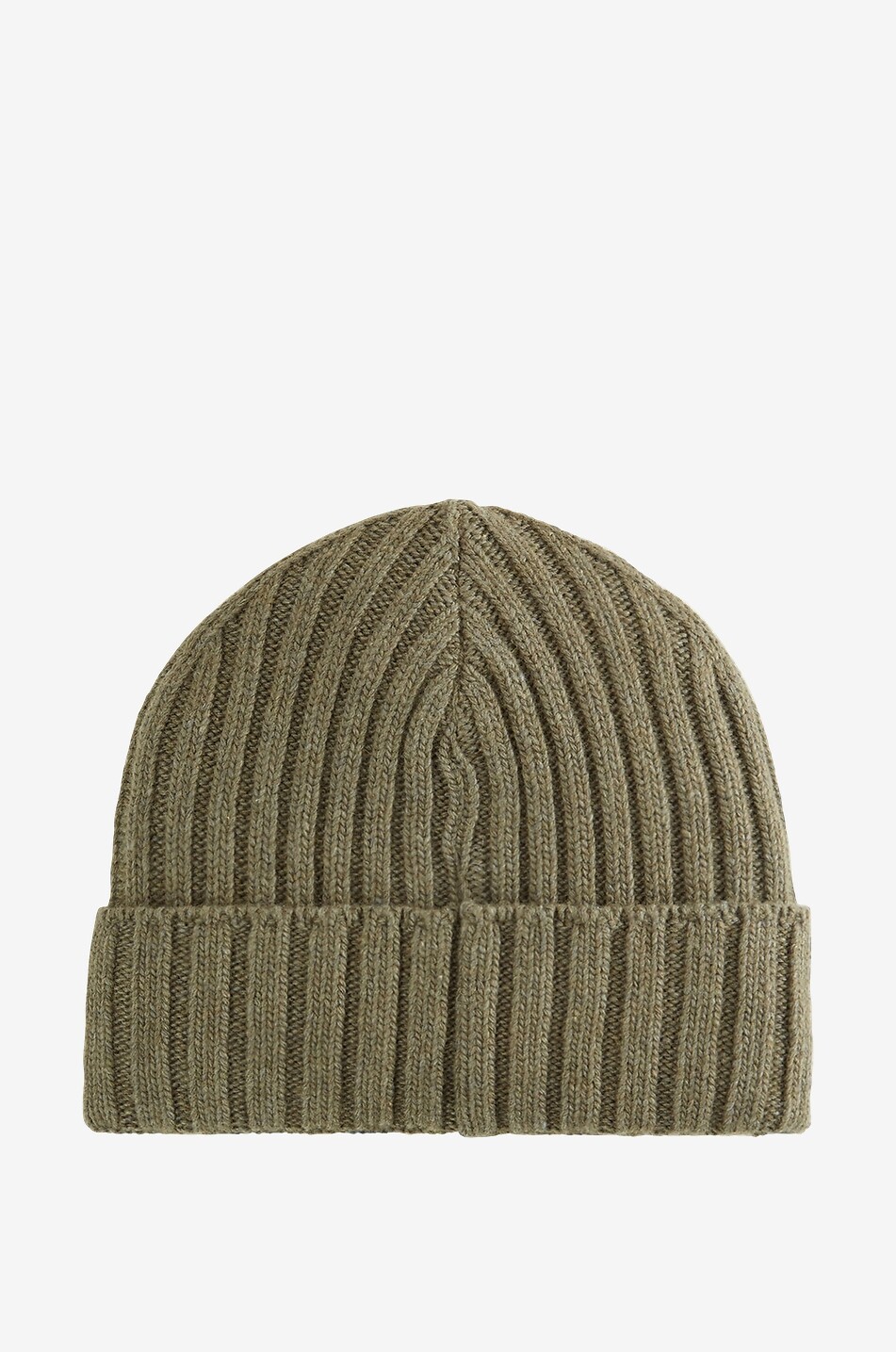 Rippstrickmütze mit Logostickerei Conrad