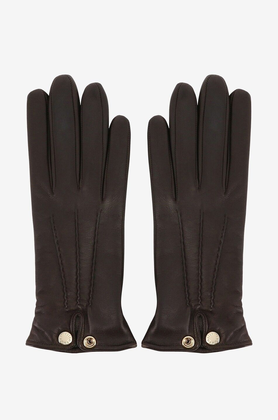 PIERO RESTELLI Handschuhe aus Leder Damen BRAUN 1