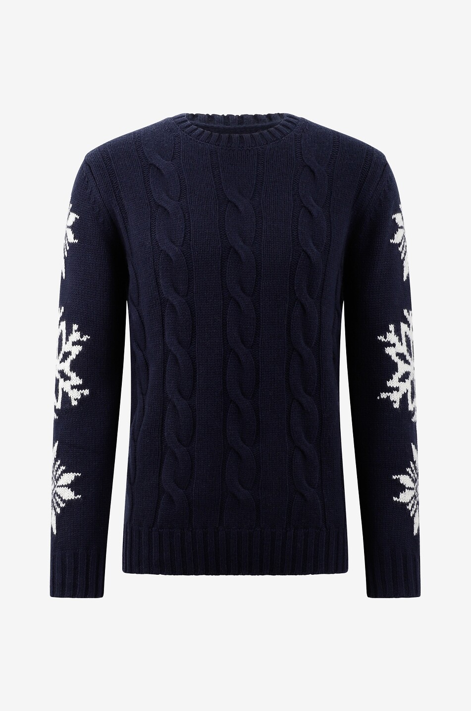 MC2 SAINT BARTH Pullover mit Rundhalsausschnitt aus Wolle und Viskose Bergen Herren DUNKELBLAU 1