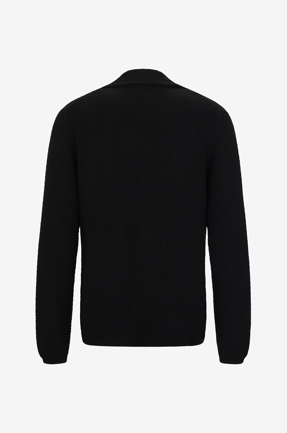 Herringbone knit blazer