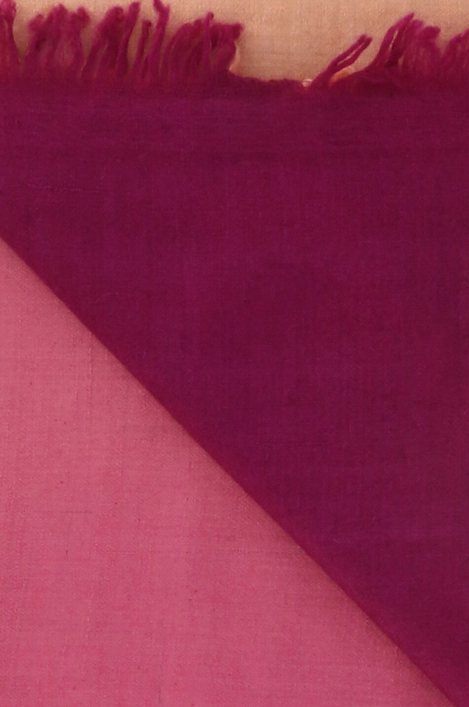 PINK MAHARANI Kaschmir-Schal Dip Dye Damen HELLROSA 2