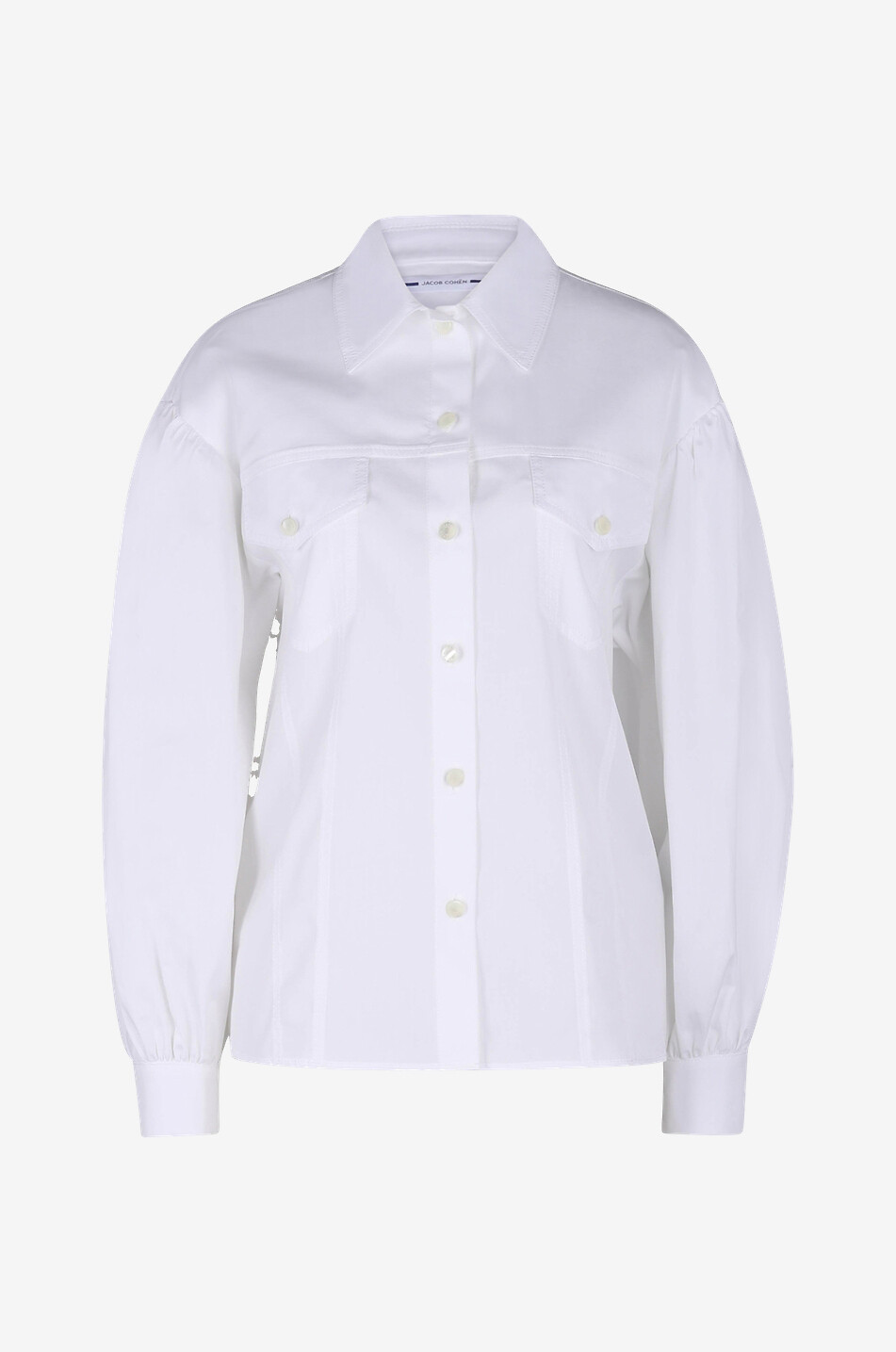 JACOB COHEN Long-sleeved shirt with pocket Women WHITE 1