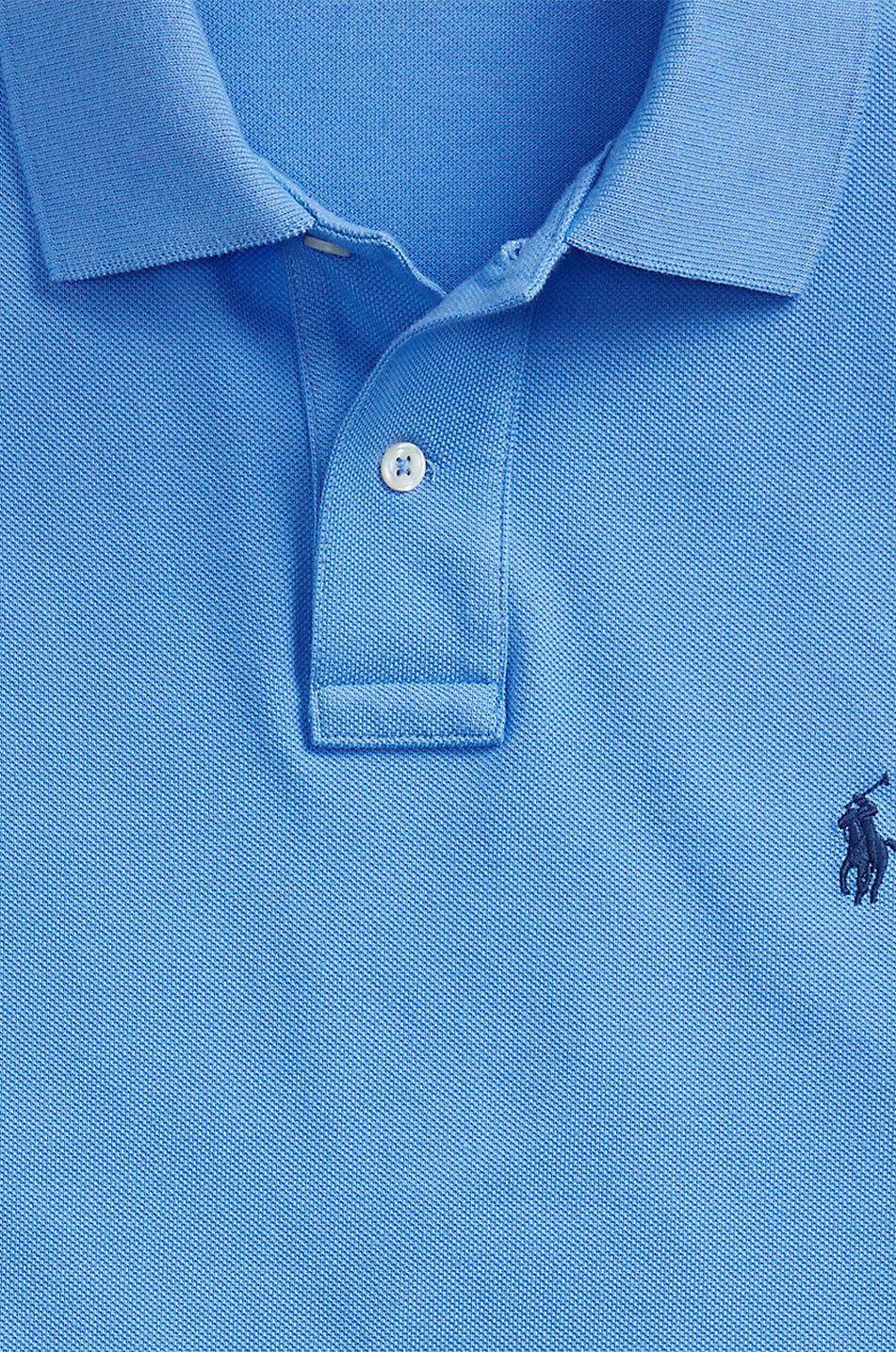 POLO RALPH LAUREN Polo à manches courtes en coton piqué logo Pony Homme BLEU MOYEN 4