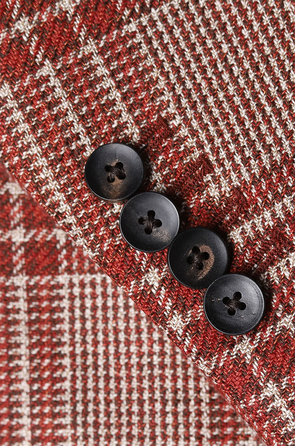 LARDINI Lightweight checked single-breasted blazer Men MEDIUM PINK 3