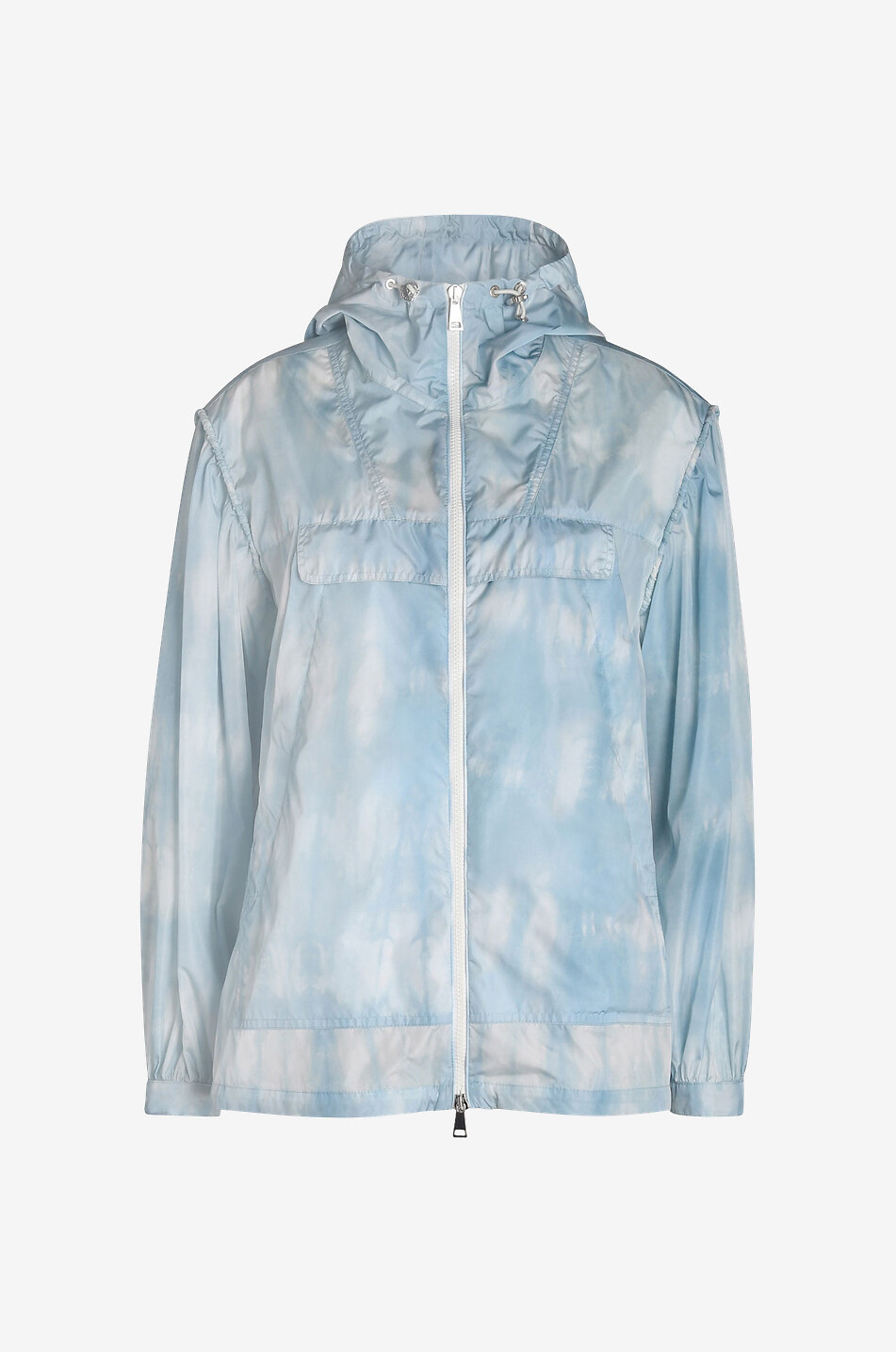 MONCLER Veste coupe-vent effet tie-dye Corseulles Femme BLEU CLAIR 1