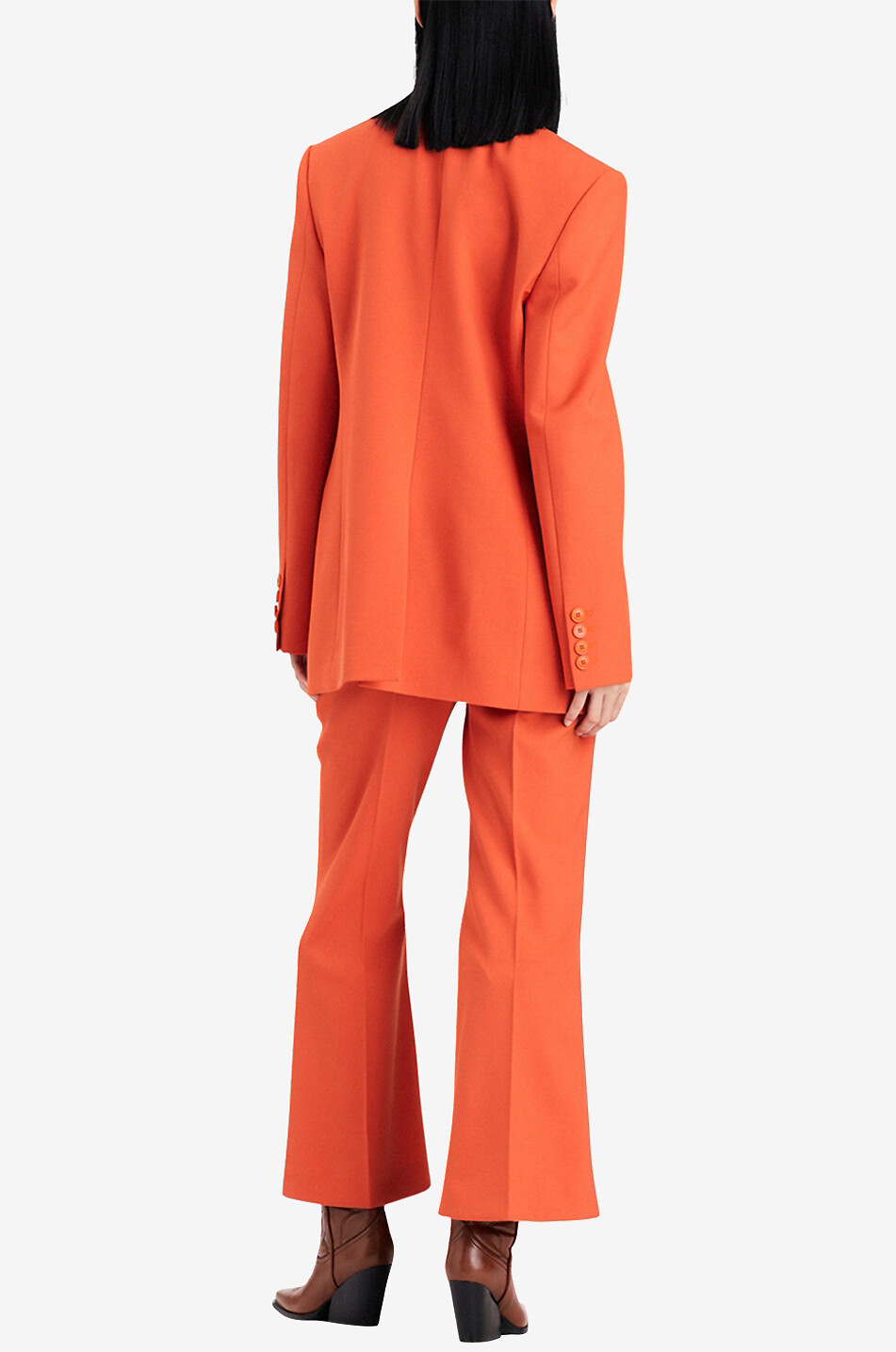 STELLA McCARTNEY Blazer oversize Twill Tailoring Femme ORANGE 3