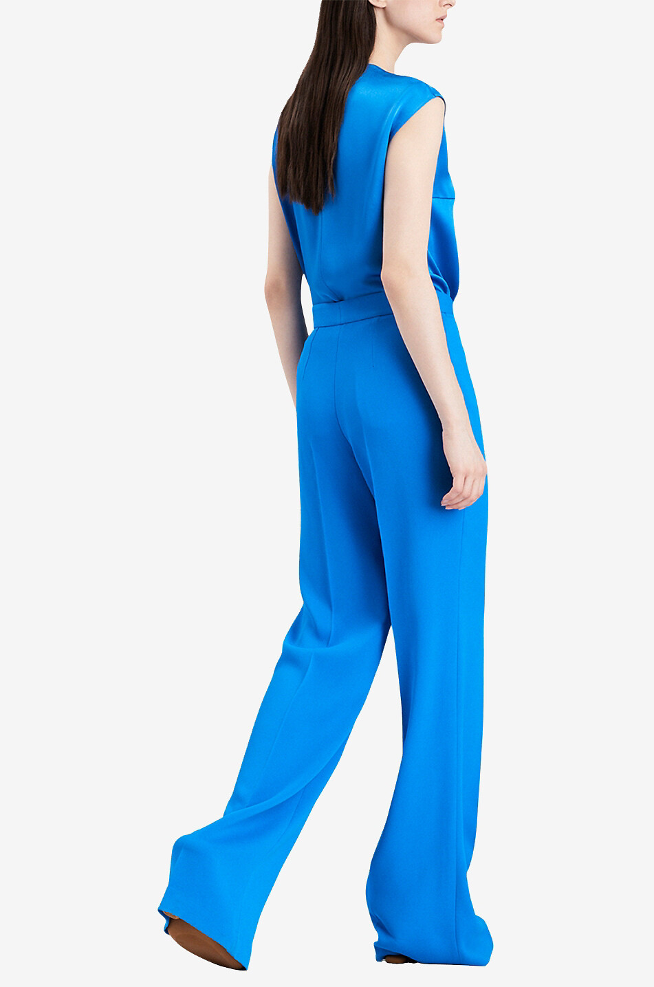 Top sans manches en satin