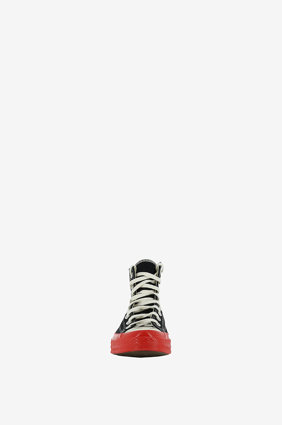 COMME DES GARCONS PLAY Hohe Sneakers aus Baumwolle Red Heart Herren SCHWARZ 2