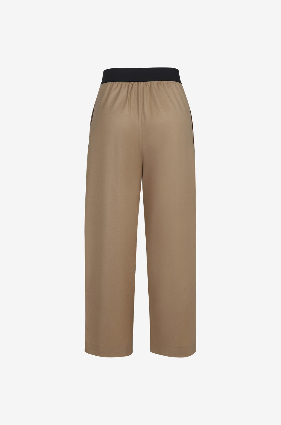 STELLA McCARTNEY Pantalon à pinces en flanelle Femme CAMEL 2