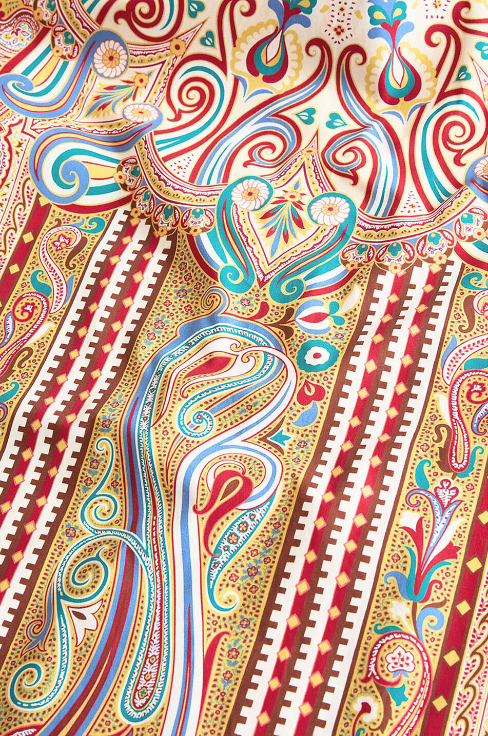 ETRO Schmales Hemd mit psychedelischem Paisley-Print Damen ROT 6