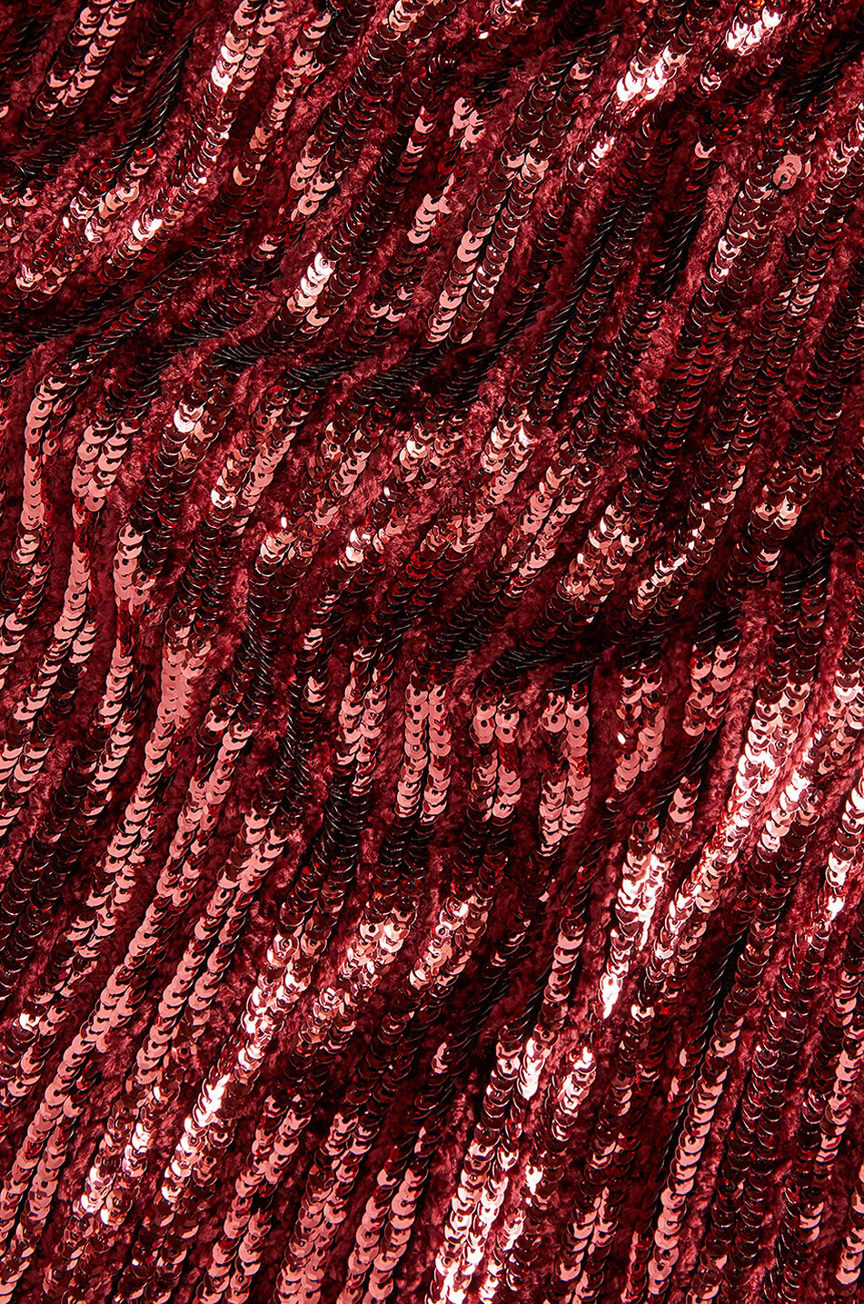 ETRO Top à sequins et franges Femme ROUGE FONCÉ 3