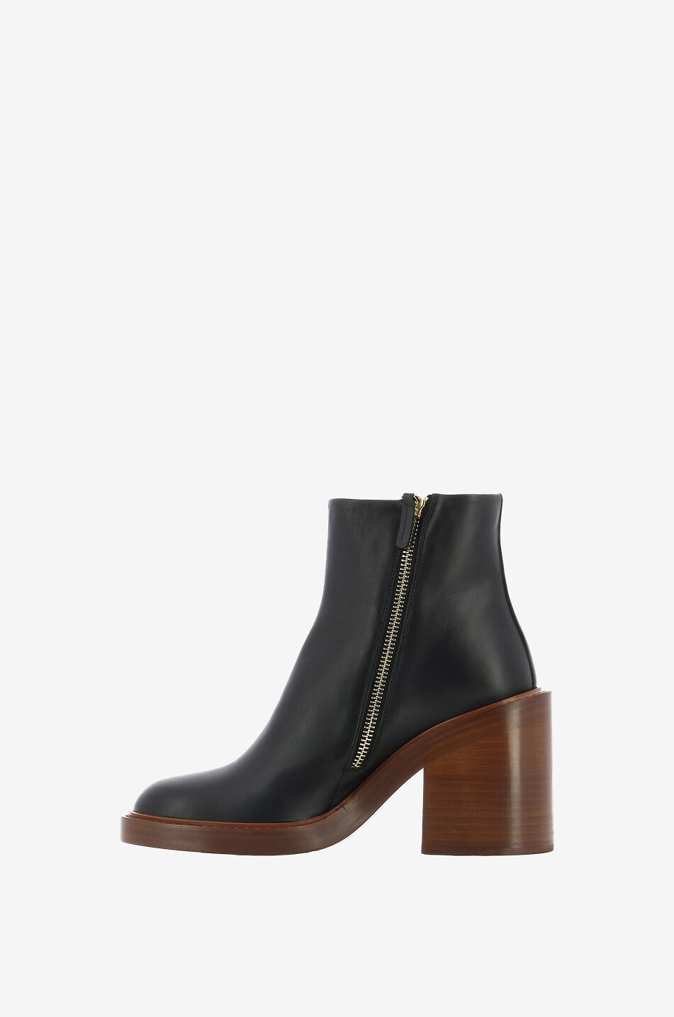 CHLOE Bottines en cuir nappa May 90 Femme NOIR 3