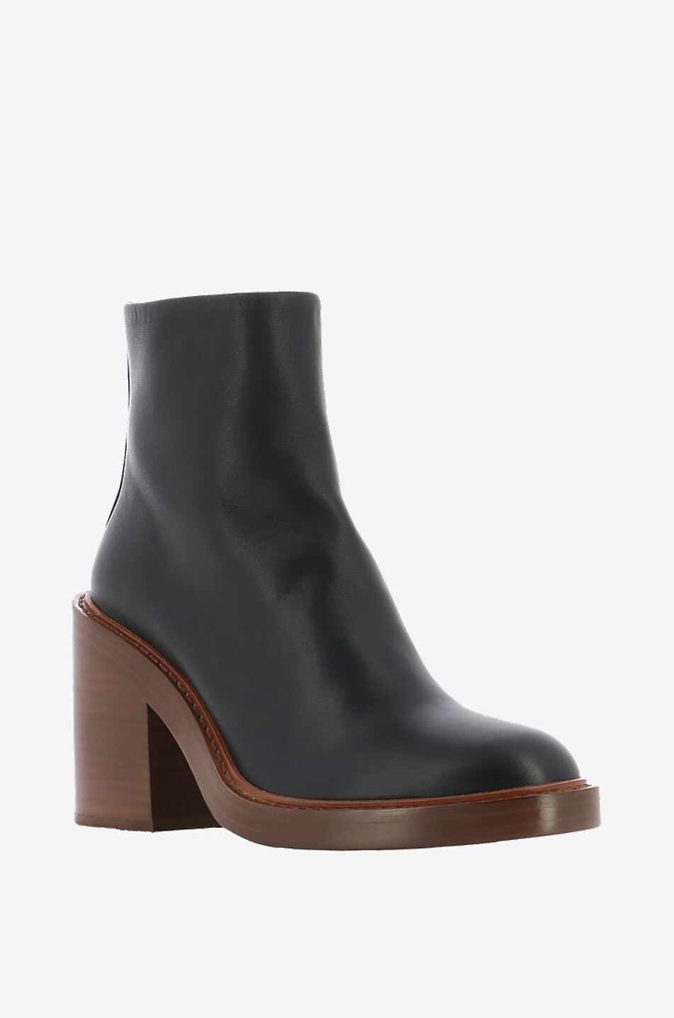 CHLOE Bottines en cuir nappa May 90 Femme NOIR 1