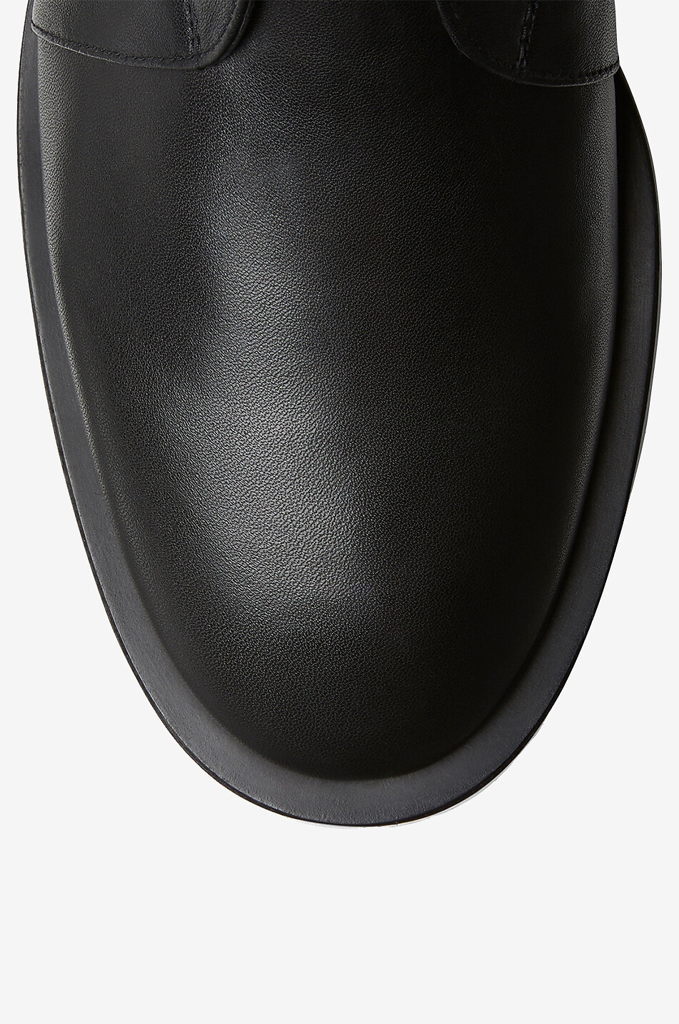 STUART WEITZMAN Ryder Pearl Geo Buckle flat leather ankle boots Women BLACK 7