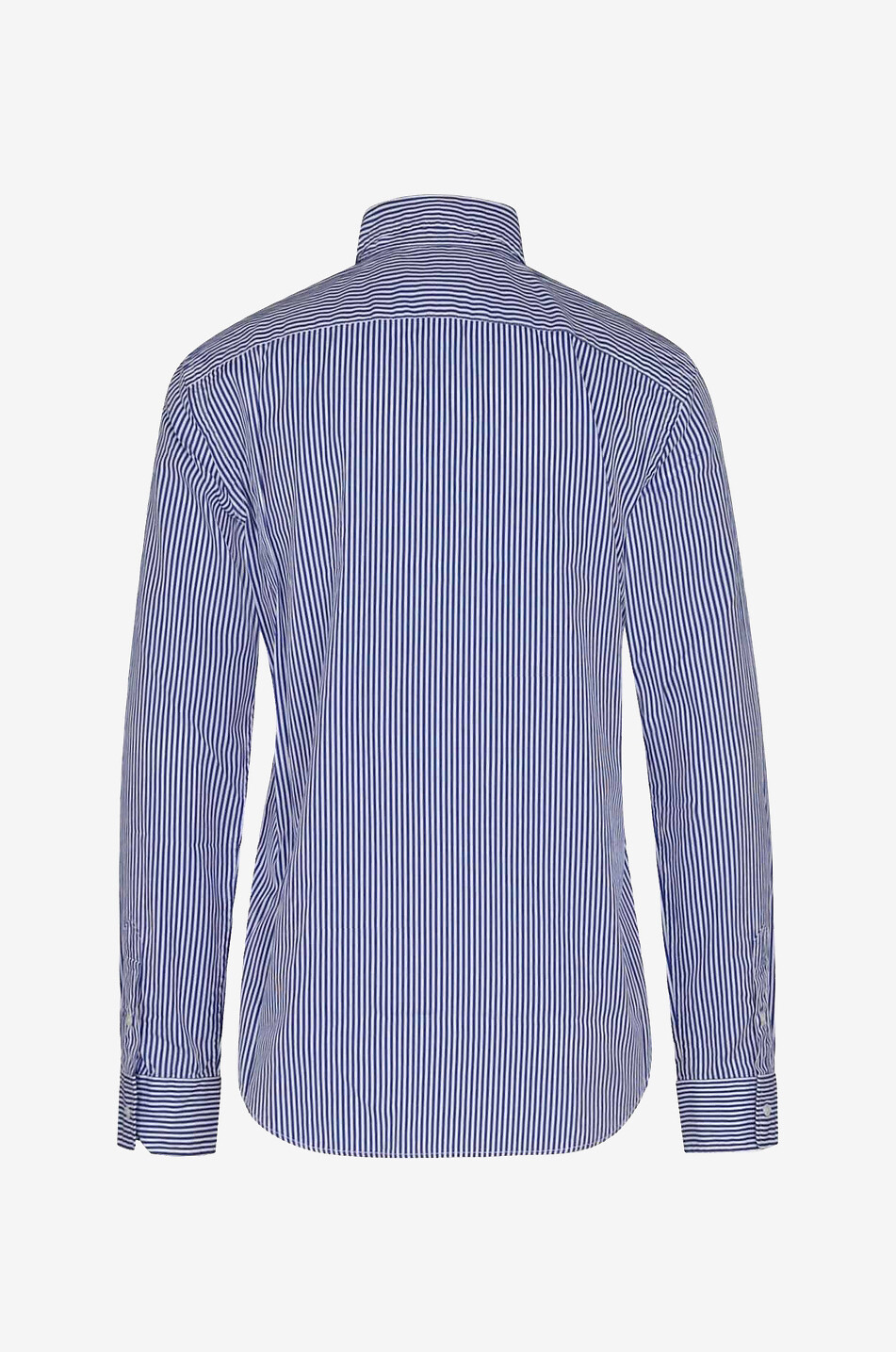 POLO RALPH LAUREN Pony striped cotton poplin shirt Women MEDIUM BLUE 2