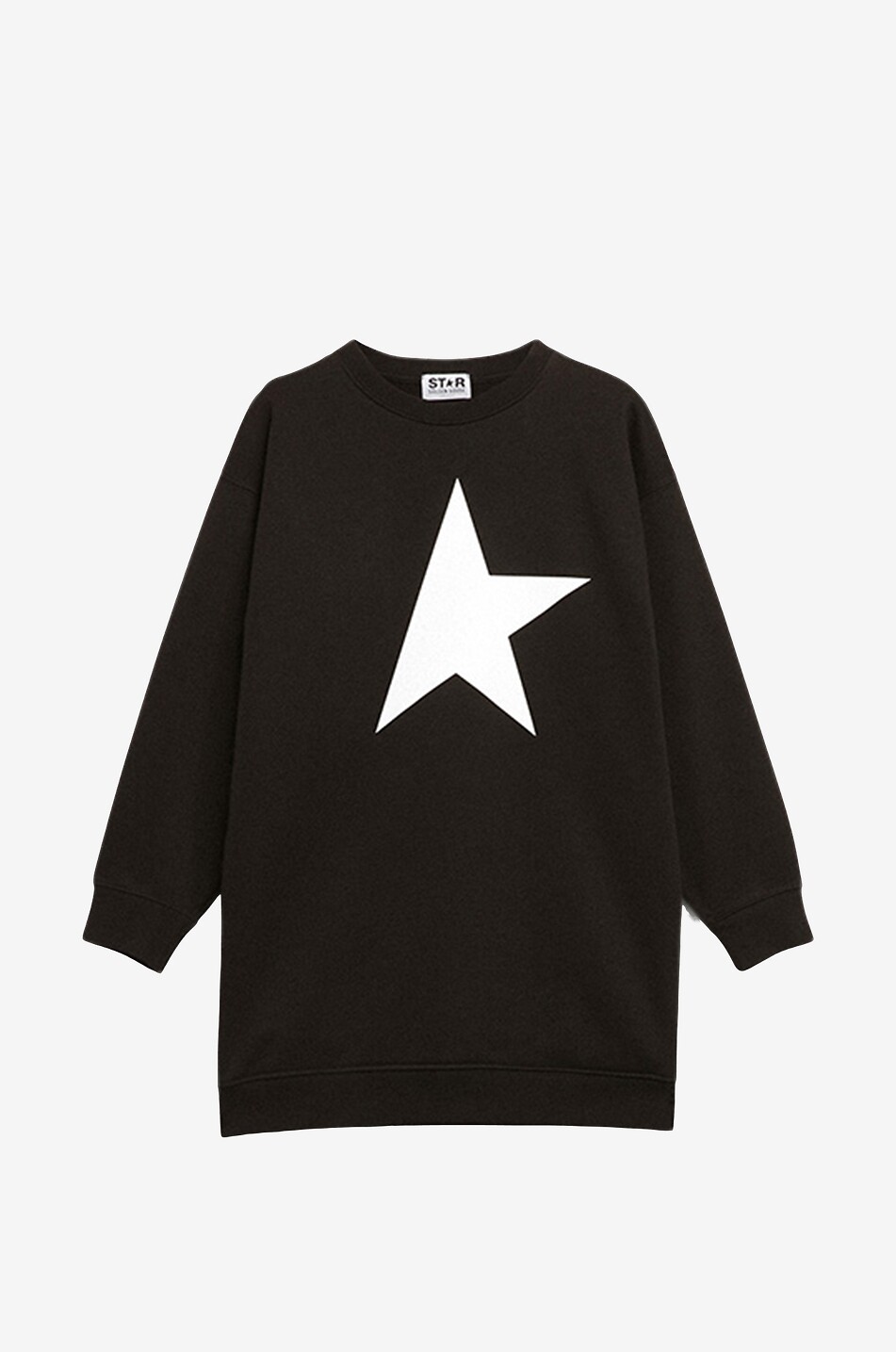GOLDEN GOOSE Star girl's sweat dress Girl BLACK 1