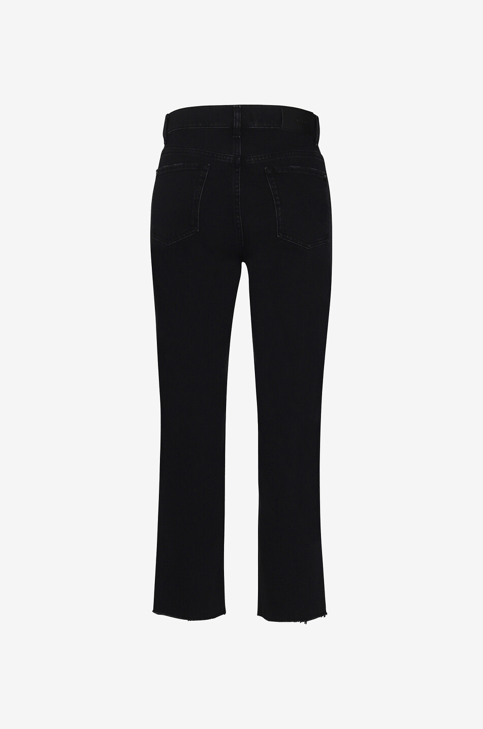 7 FOR ALL MANKIND Gerade Jeans aus Baumwolle Logan Stovepipe Street Damen SCHWARZ 2