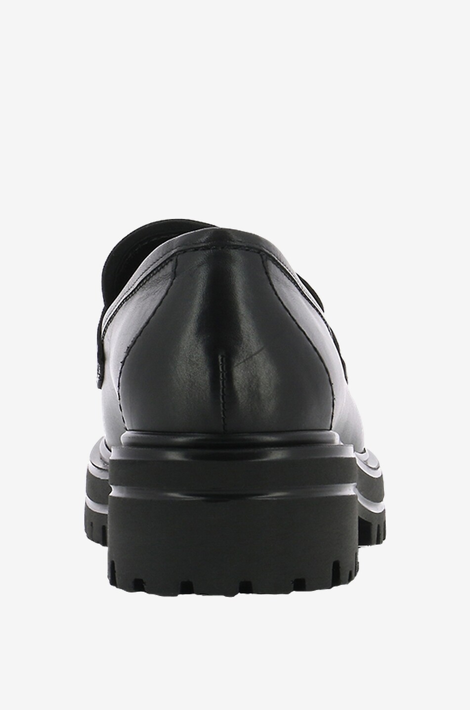 BONGENIE Wilma Loafers with platform soles and openwork leather strap Women BLACK 4