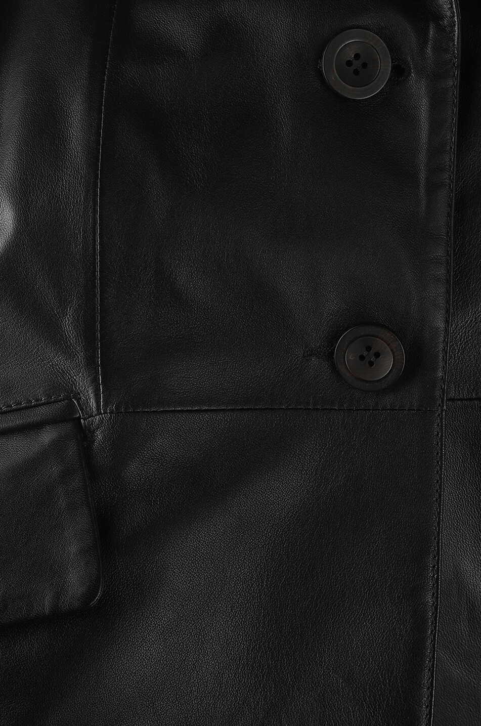 ARMA Einreihiger Blazer aus Leder Pam Damen SCHWARZ 3
