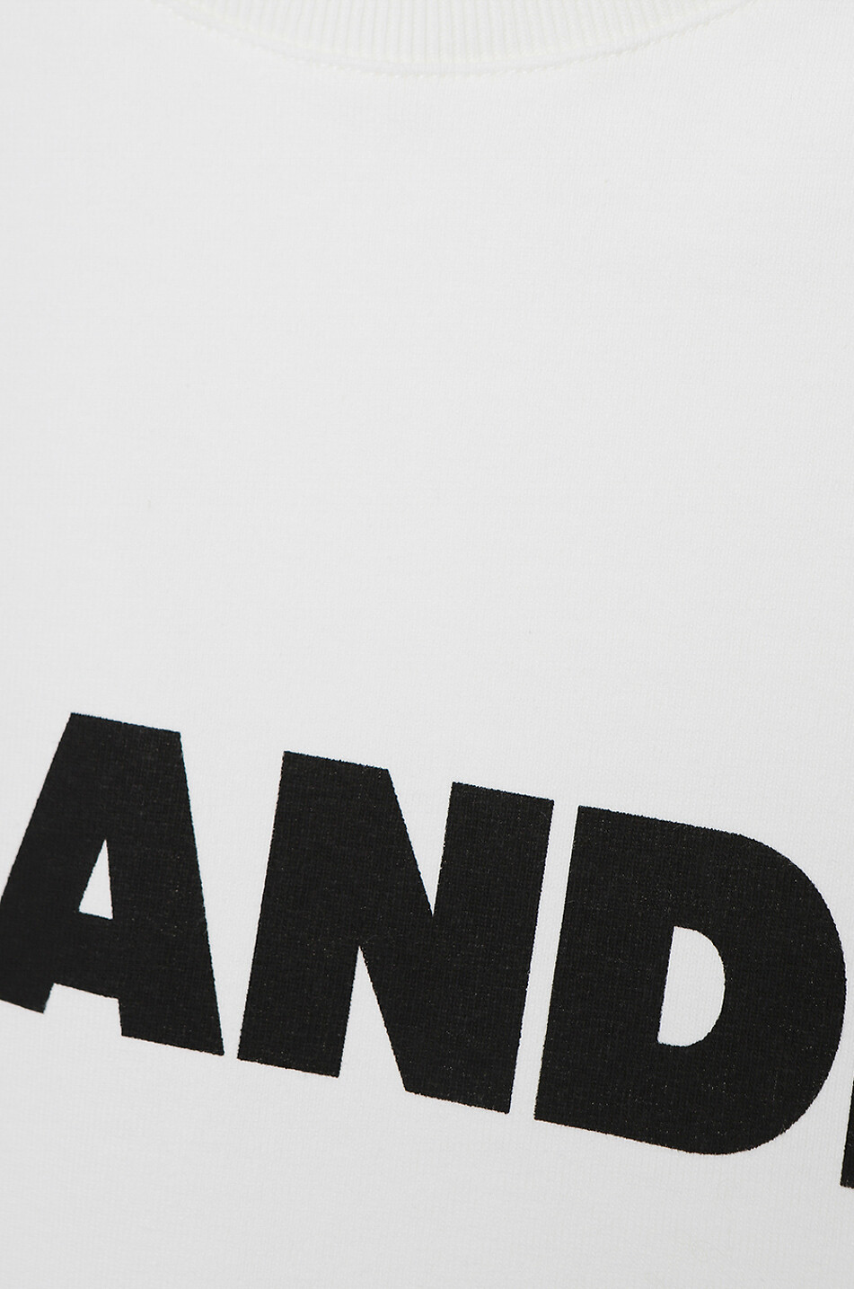 JIL SANDER Oversize-Kurzarm-T-Shirt mit Logoprint Herren WEISS 3