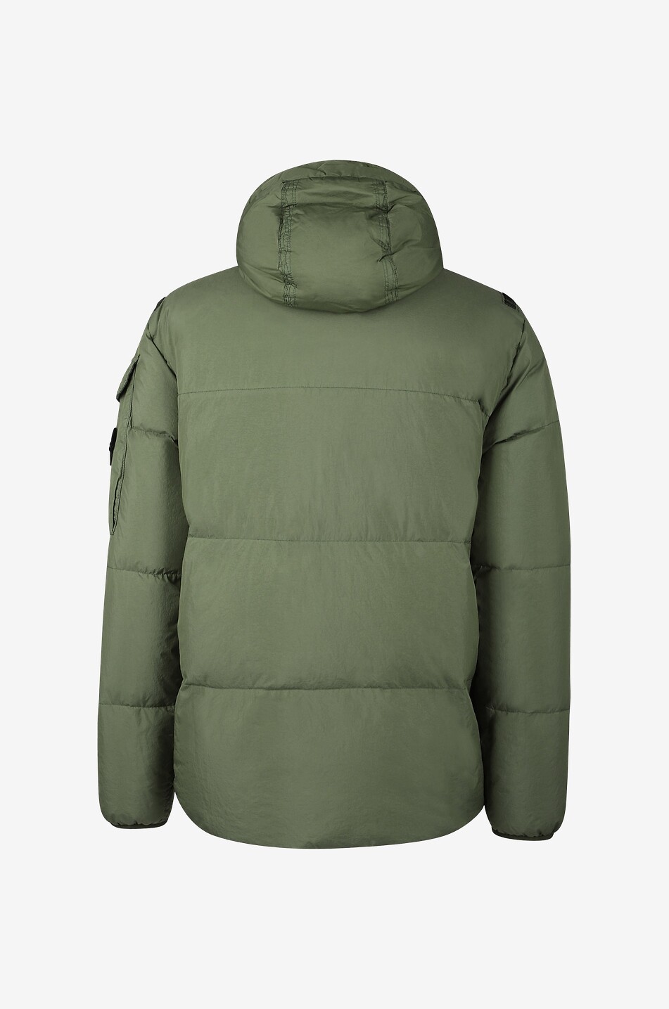 STONE ISLAND Daunenjacke mit Kapuze 4023 Garment Dyed Crinkle Reps R-NY Down Herren DUNKELGRÜN 2
