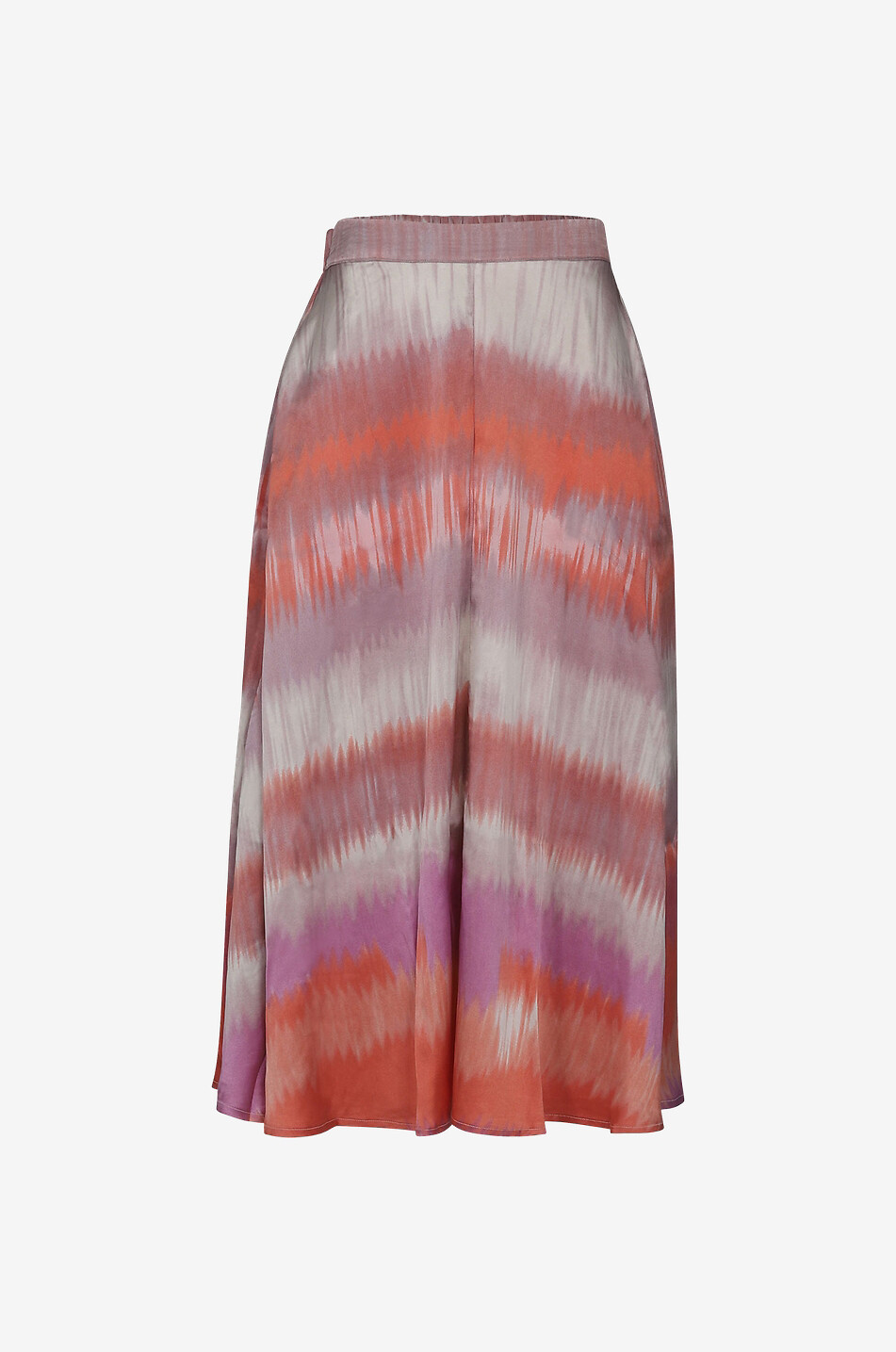 Silk midi skirt