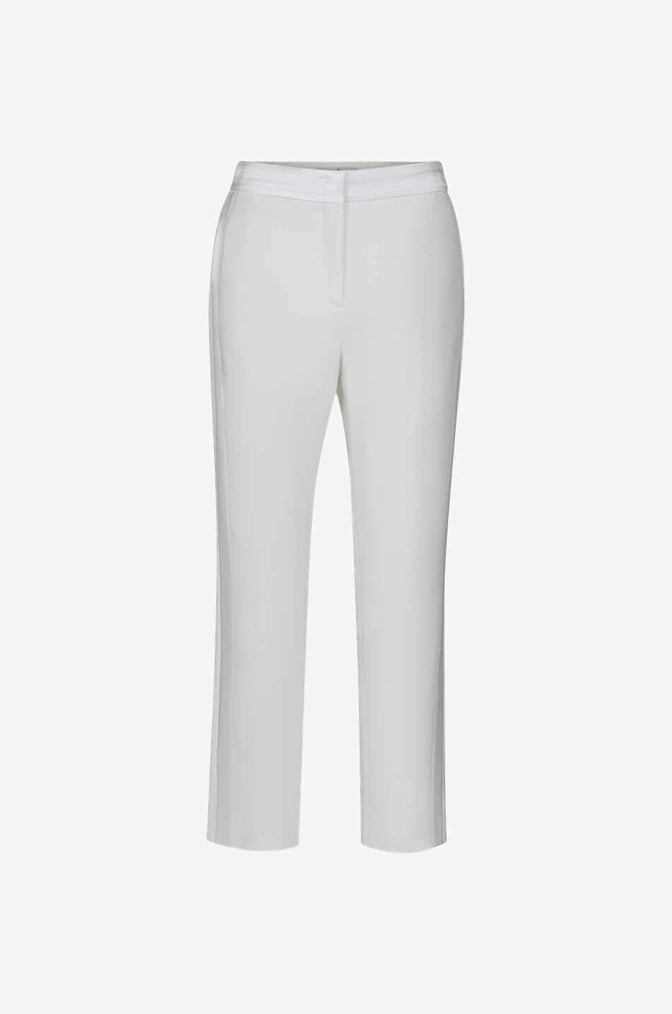 Hose im Smoking-Stil aus fliessendem Crêpe